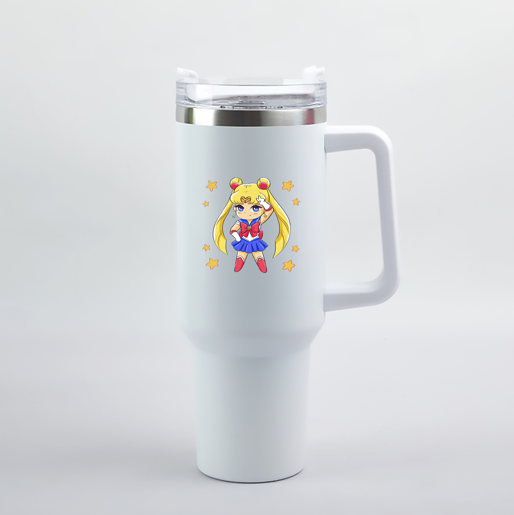 （画像用） 美少女戦士セーラームーン 月野 うさぎ つきの うさぎ Sailor Moon Tsukino Usagi 1200mL車用タンブラー（カラープリント）