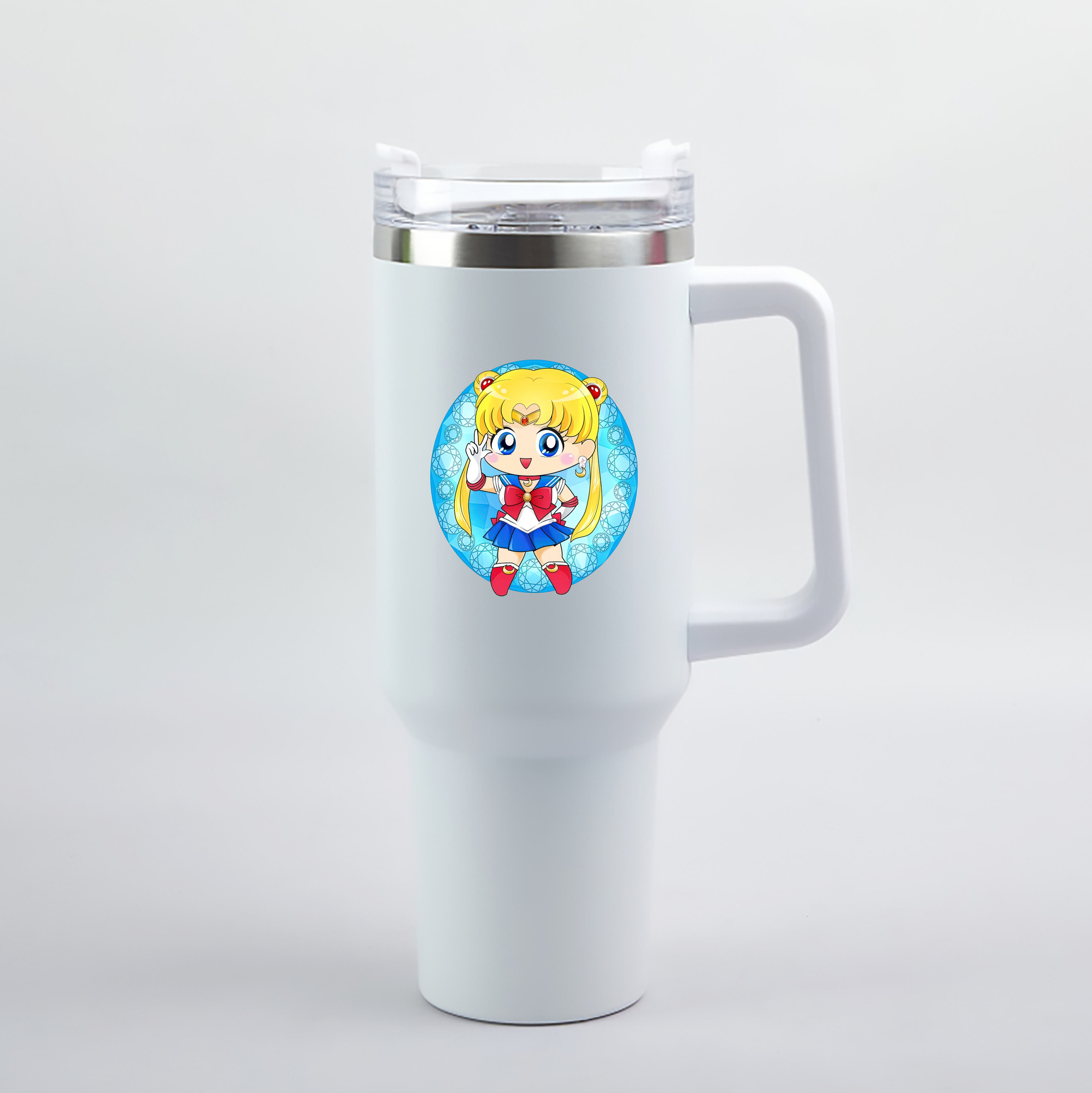 （画像用） 美少女戦士セーラームーン 月野 うさぎ つきの うさぎ Sailor Moon Tsukino Usagi 1200mL車用タンブラー（カラープリント）