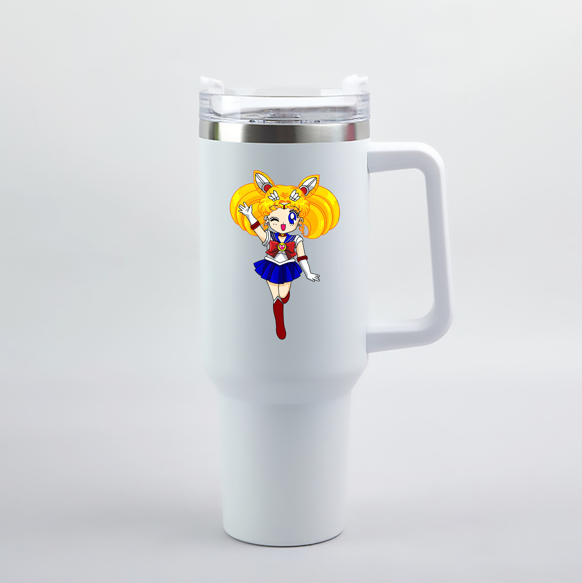 （画像用） 美少女戦士セーラームーン 月野 うさぎ つきの うさぎ Sailor Moon Tsukino Usagi 1200mL車用タンブラー（カラープリント）