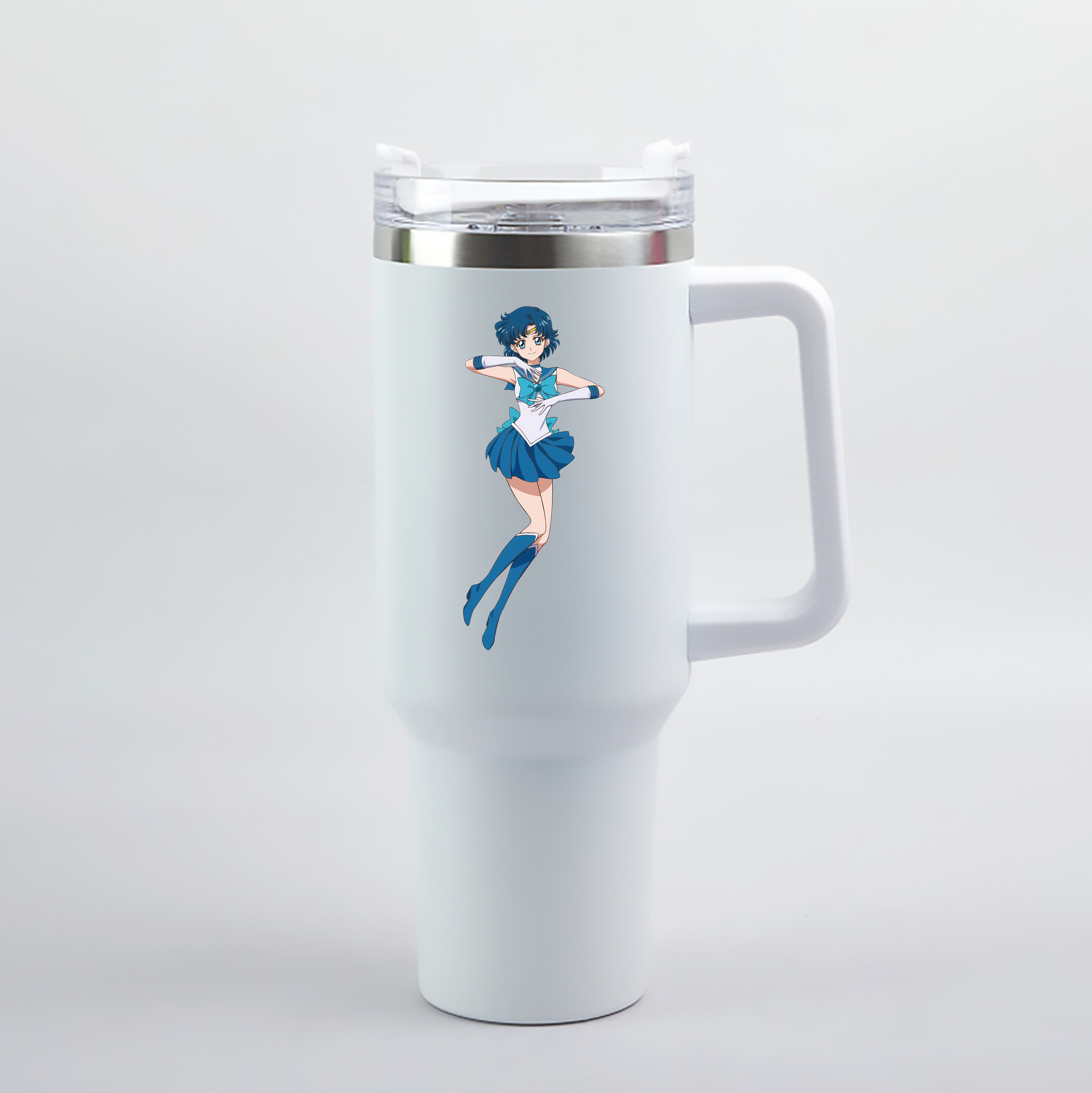 （画像用） 美少女戦士セーラームーン 水野 亜美 みずの あみ Sailor Moon Mizuno Ami 1200mL車用タンブラー（カラープリント）