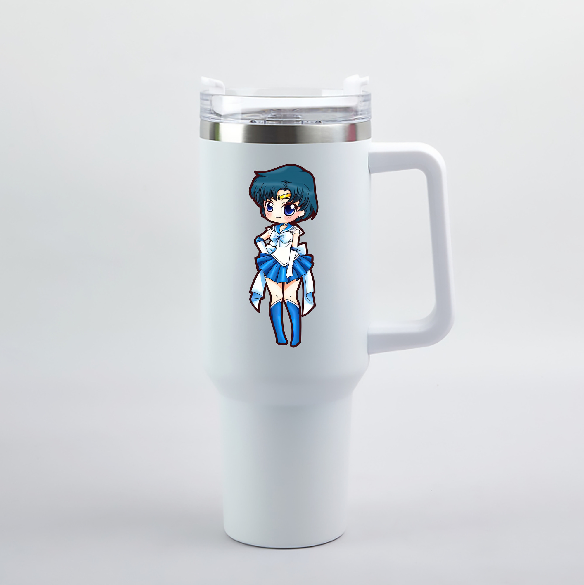 （画像用） 美少女戦士セーラームーン 水野 亜美 みずの あみ Sailor Moon Mizuno Ami 1200mL車用タンブラー（カラープリント）
