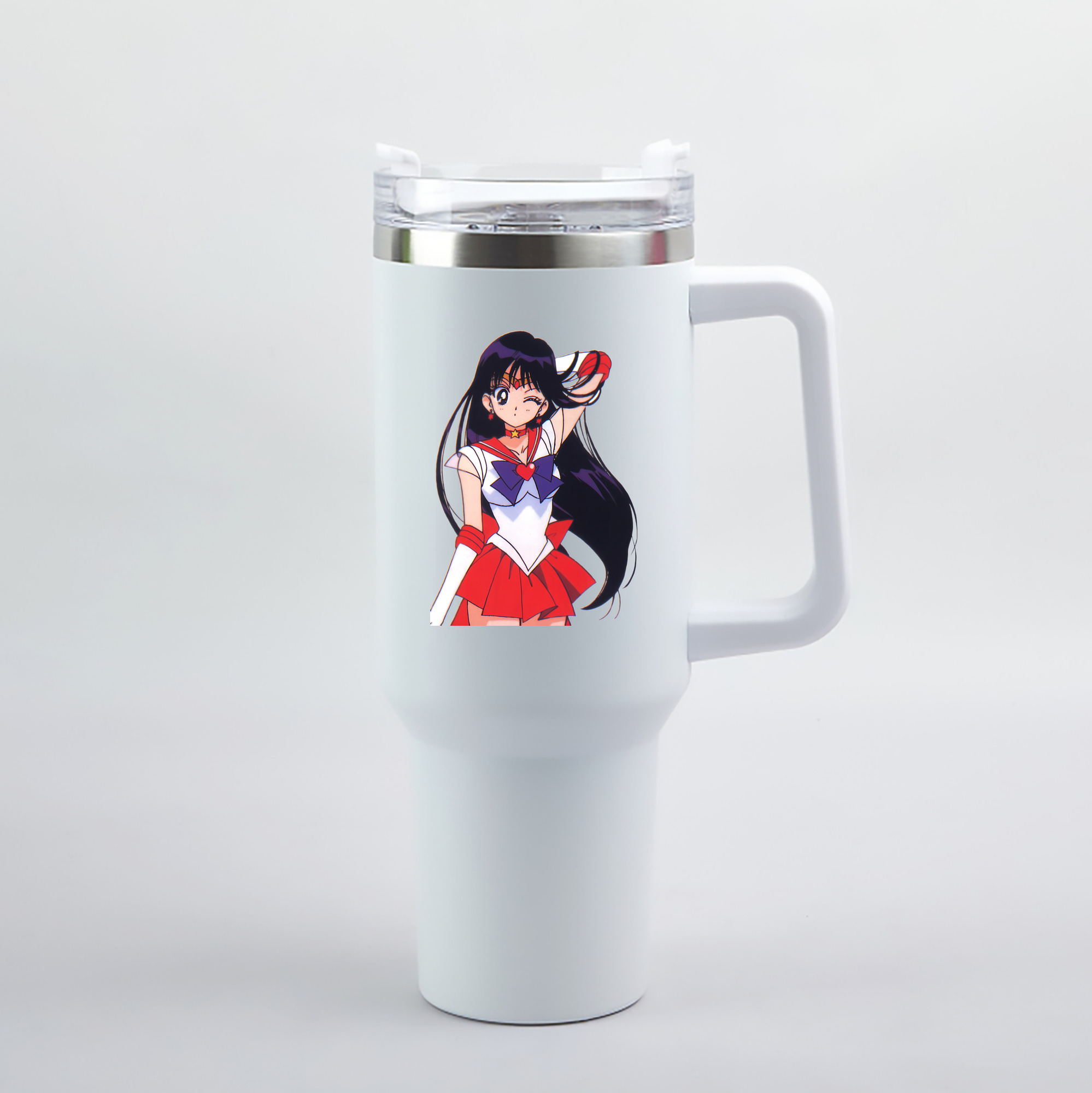 （画像用） 美少女戦士セーラームーン 火野レイ ひの レイ Sailor Moon Hino Rei （セーラーマーズ,Sailor Mars） 1200mL車用タンブラー（カラープリント）