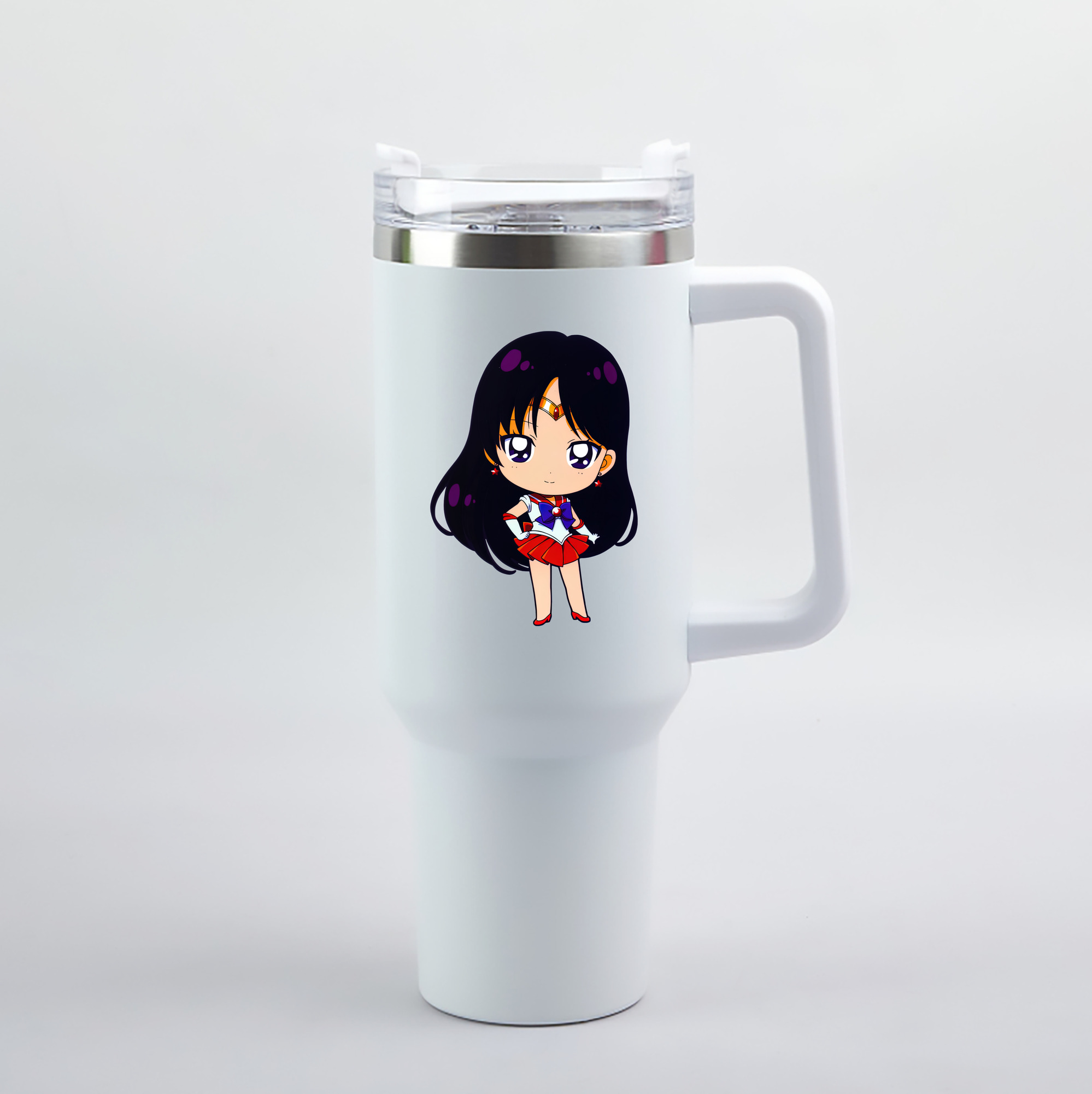 （画像用） 美少女戦士セーラームーン 火野レイ ひの レイ Sailor Moon Hino Rei （セーラーマーズ,Sailor Mars） 1200mL車用タンブラー（カラープリント）