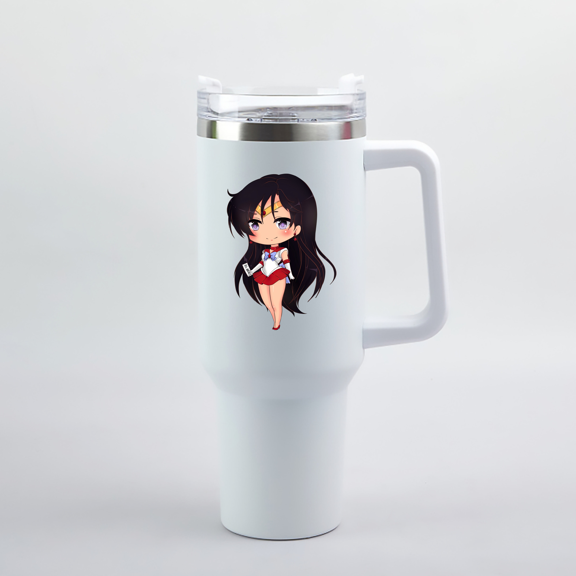 （画像用） 美少女戦士セーラームーン 火野レイ ひの レイ Sailor Moon Hino Rei （セーラーマーズ,Sailor Mars） 1200mL車用タンブラー（カラープリント）