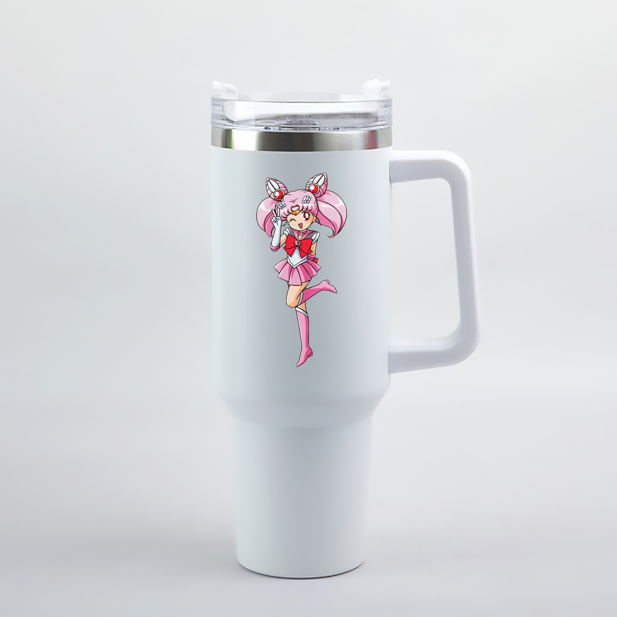 （画像用） 美少女戦士セーラームーン ちびうさ Sailor Moon Chibiusa Tsukino Usagi Small Lady Serenity 1200mL車用タンブラー（カラープリント）