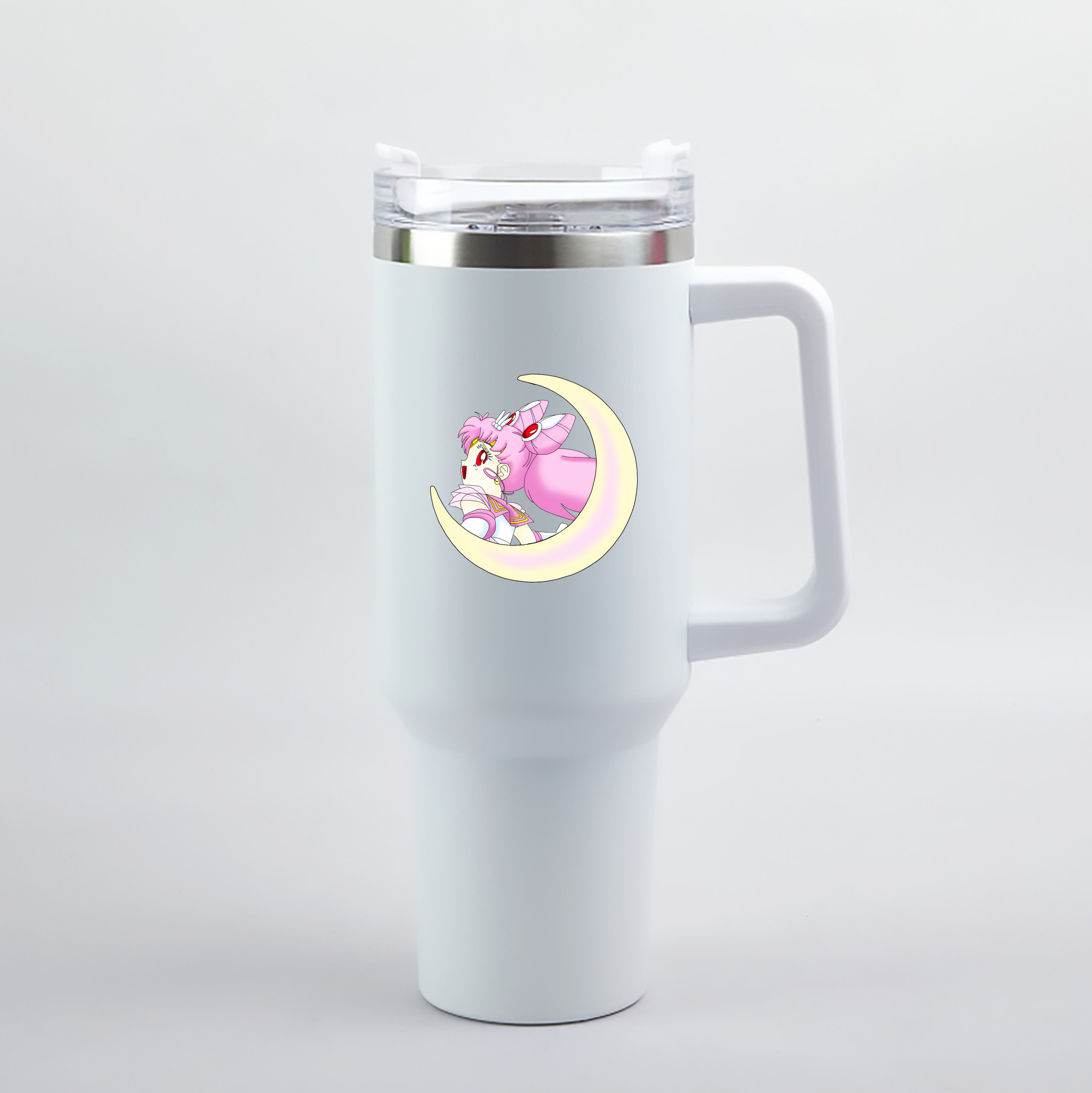 （画像用） 美少女戦士セーラームーン ちびうさ Sailor Moon Chibiusa Tsukino Usagi Small Lady Serenity 1200mL車用タンブラー（カラープリント）
