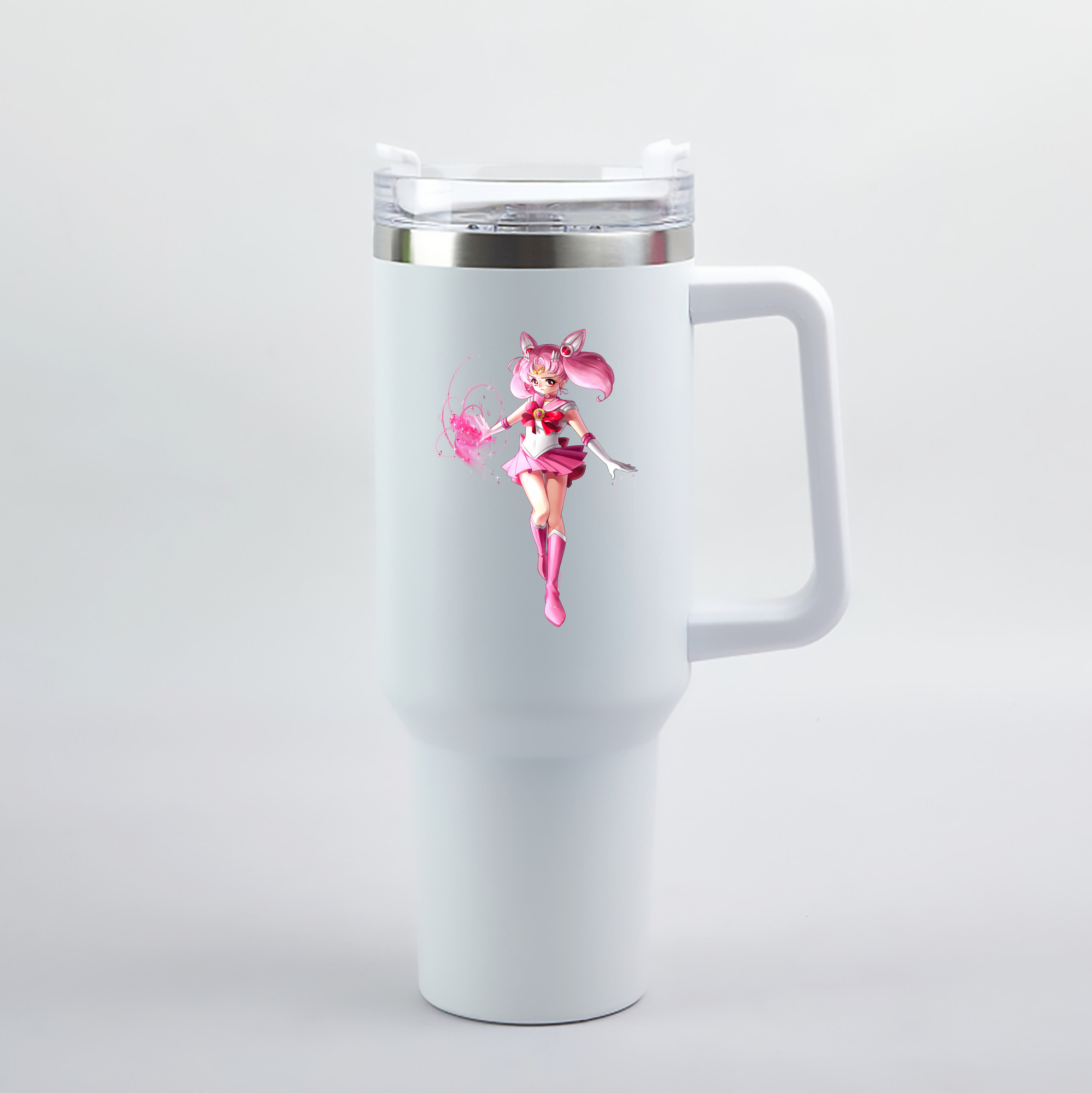 （画像用） 美少女戦士セーラームーン ちびうさ Sailor Moon Chibiusa Tsukino Usagi Small Lady Serenity 1200mL車用タンブラー（カラープリント）