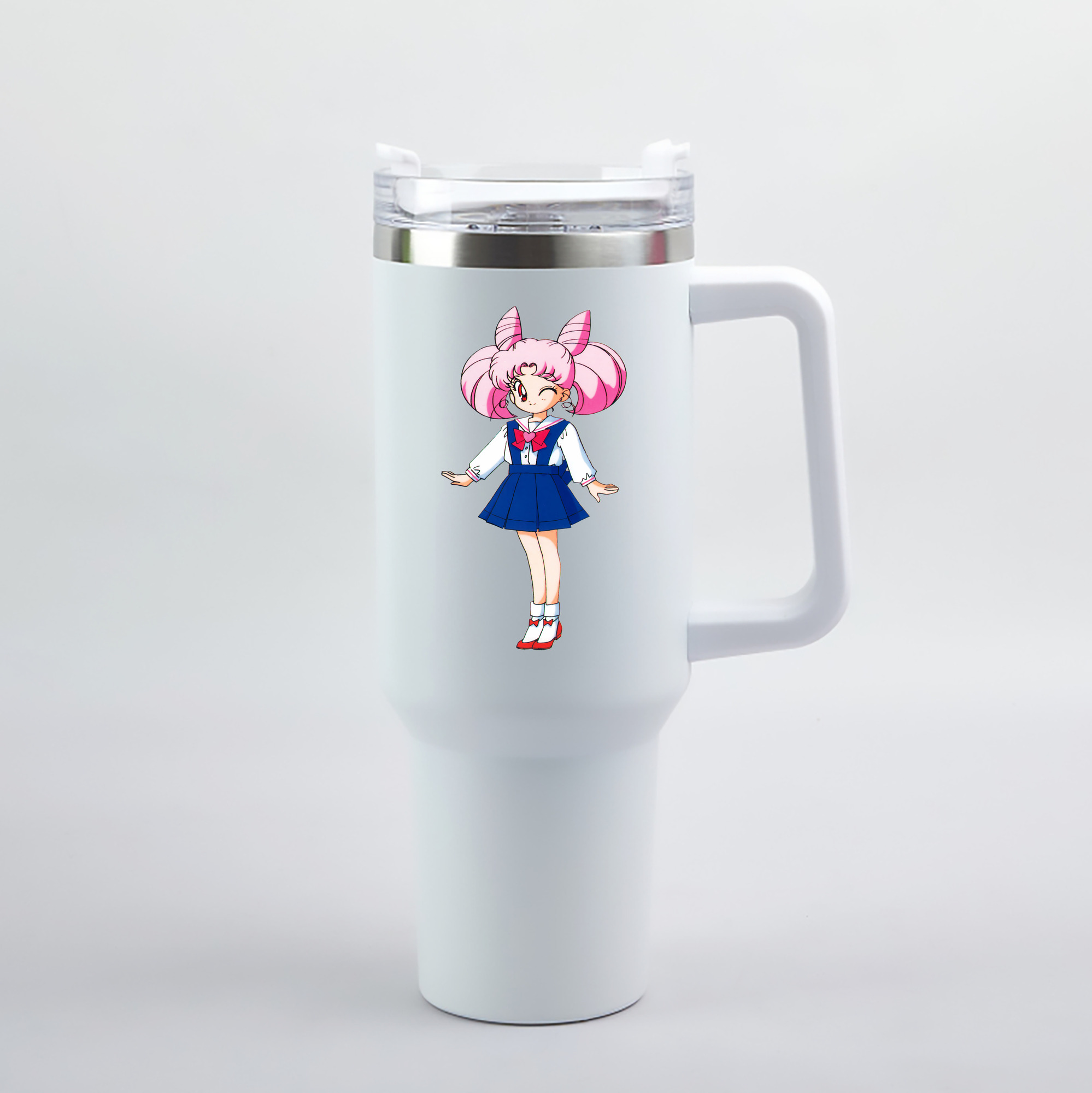 （画像用） 美少女戦士セーラームーン ちびうさ Sailor Moon Chibiusa Tsukino Usagi Small Lady Serenity 1200mL車用タンブラー（カラープリント）