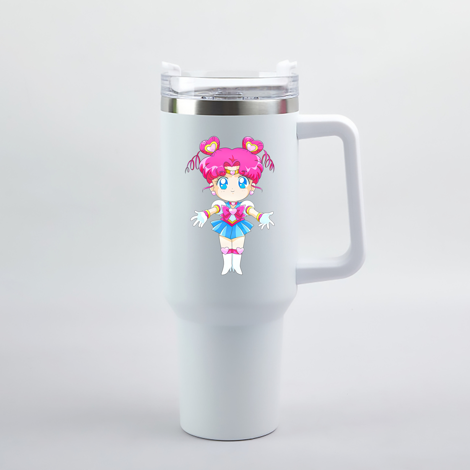 （画像用） 美少女戦士セーラームーン ちびうさ Sailor Moon Chibiusa Tsukino Usagi Small Lady Serenity 1200mL車用タンブラー（カラープリント）