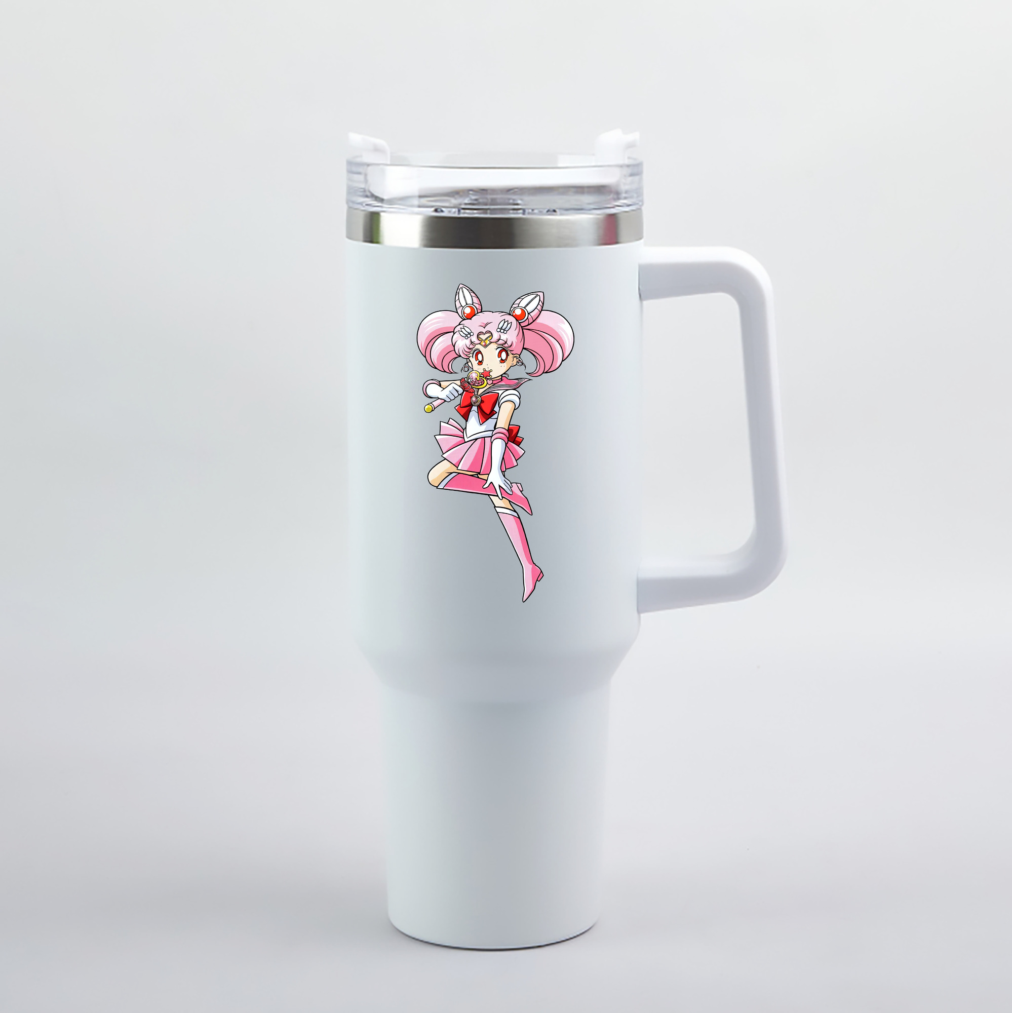 （画像用） 美少女戦士セーラームーン ちびうさ Sailor Moon Chibiusa Tsukino Usagi Small Lady Serenity 1200mL車用タンブラー（カラープリント）