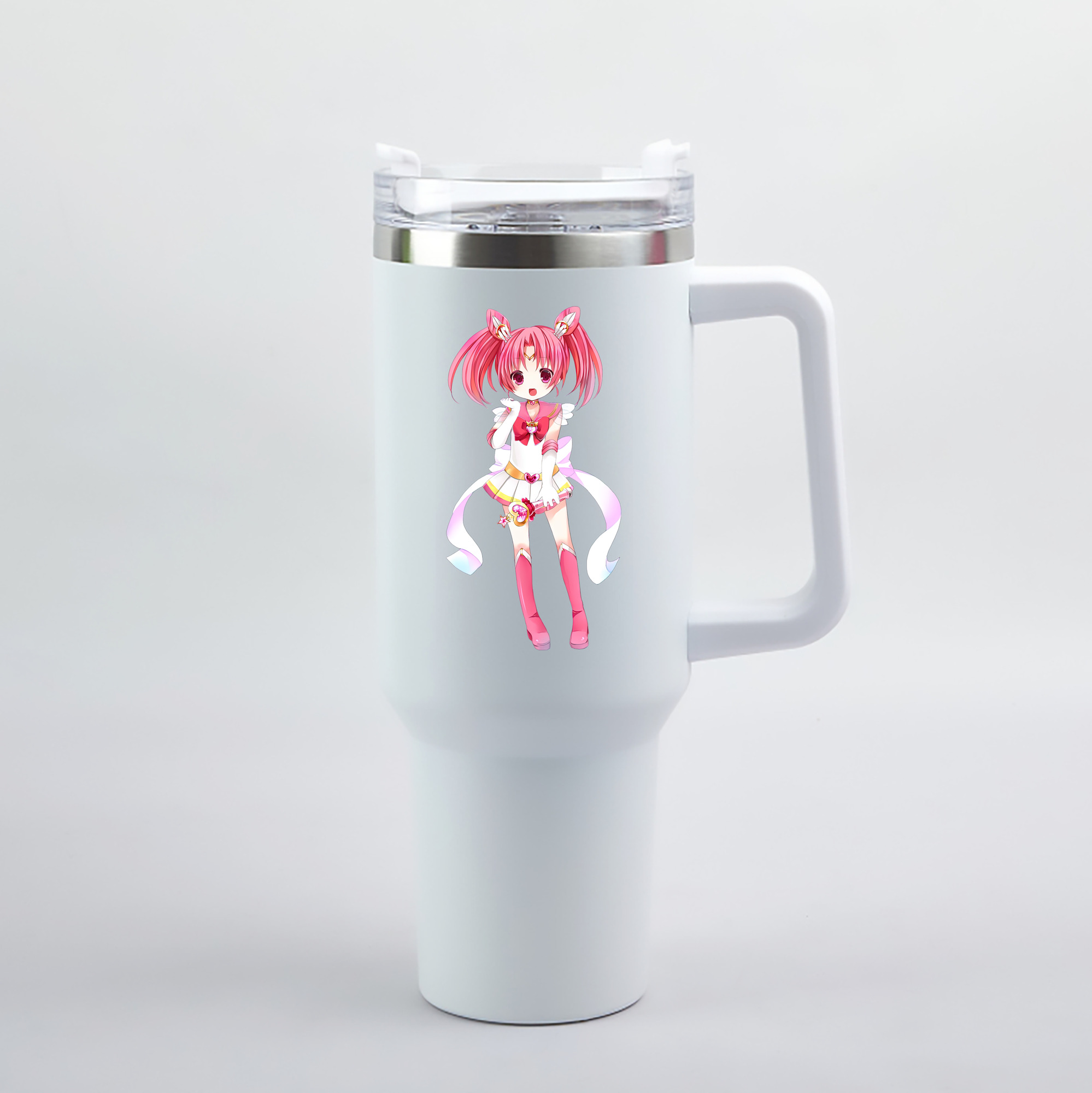 （画像用） 美少女戦士セーラームーン ちびうさ Sailor Moon Chibiusa Tsukino Usagi Small Lady Serenity 1200mL車用タンブラー（カラープリント）