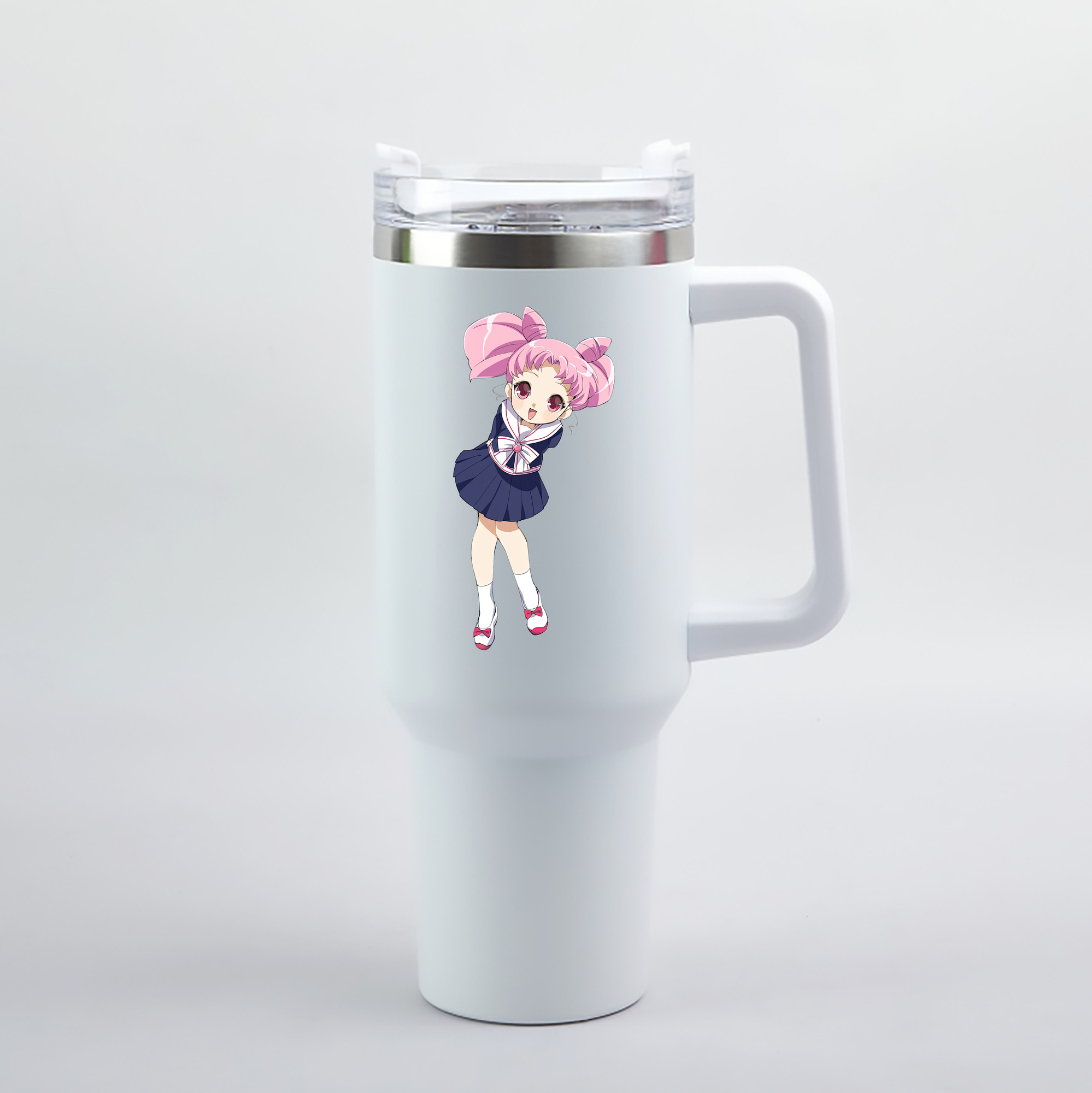 （画像用） 美少女戦士セーラームーン ちびうさ Sailor Moon Chibiusa Tsukino Usagi Small Lady Serenity 1200mL車用タンブラー（カラープリント）