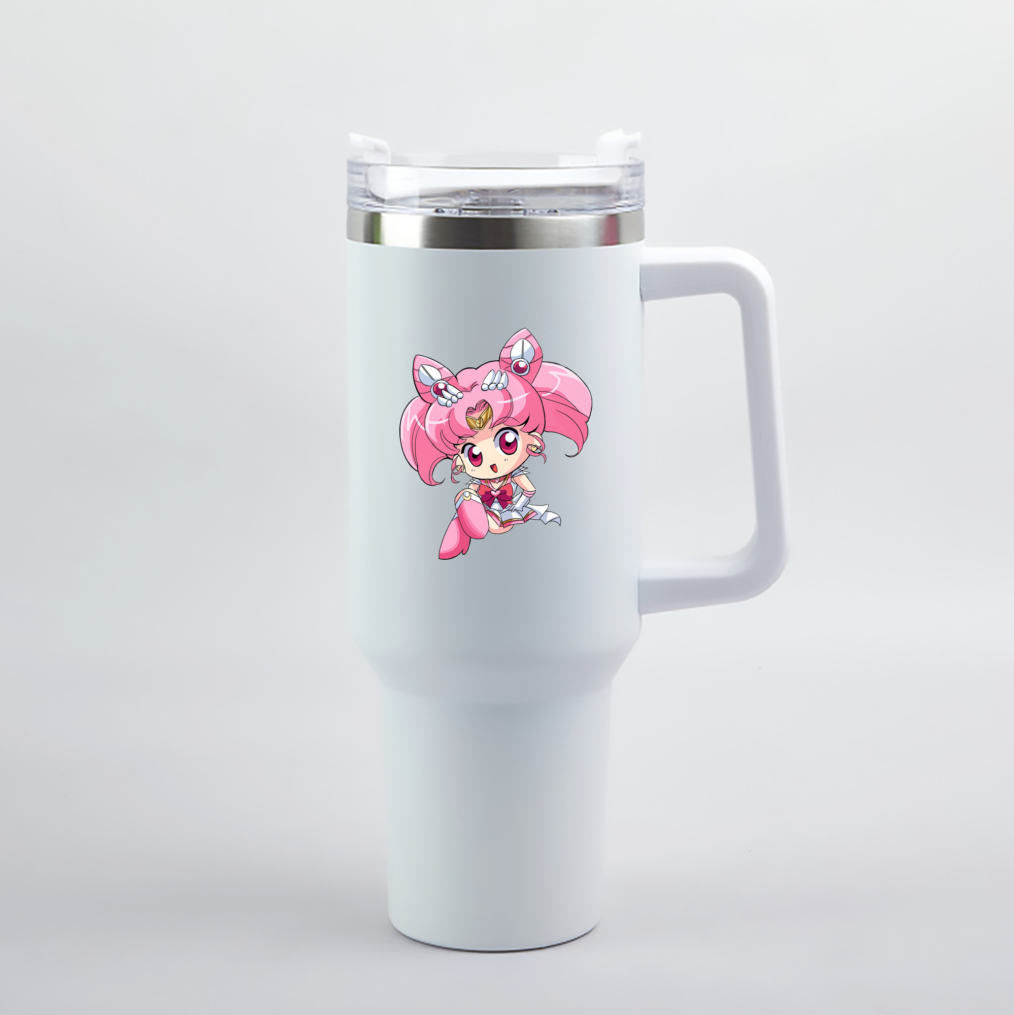 （画像用） 美少女戦士セーラームーン ちびうさ Sailor Moon Chibiusa Tsukino Usagi Small Lady Serenity 1200mL車用タンブラー（カラープリント）