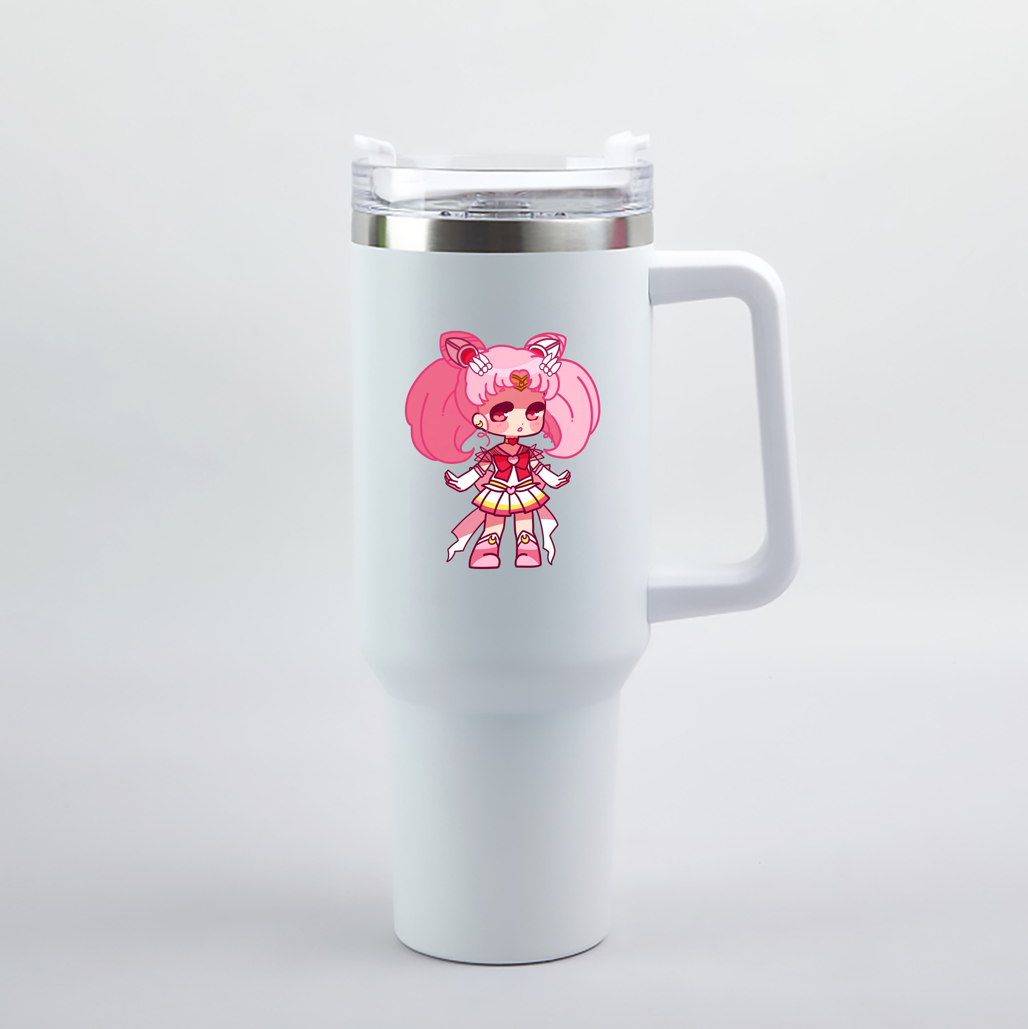 （画像用） 美少女戦士セーラームーン ちびうさ Sailor Moon Chibiusa Tsukino Usagi Small Lady Serenity 1200mL車用タンブラー（カラープリント）