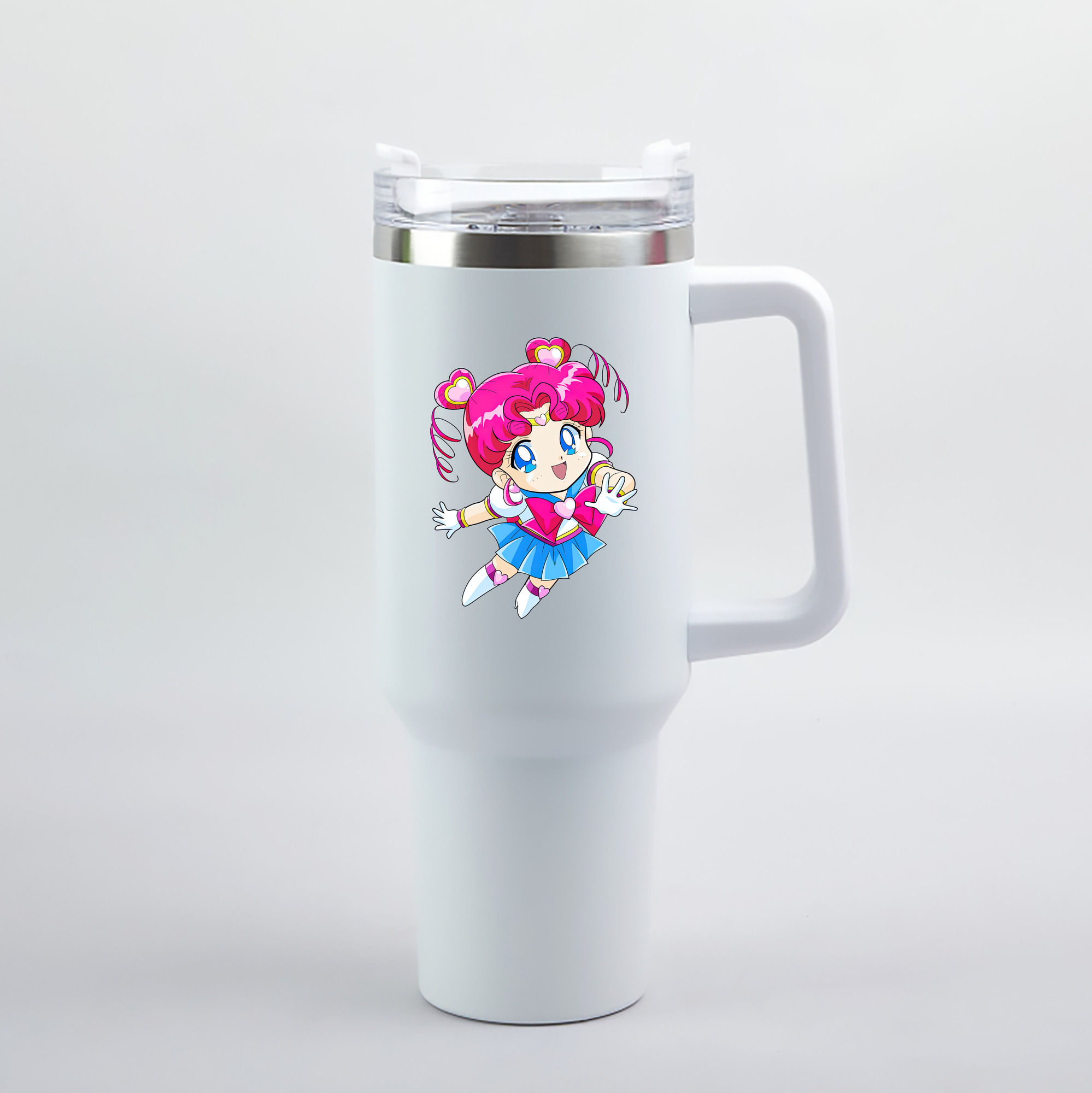 （画像用） 美少女戦士セーラームーン ちびうさ Sailor Moon Chibiusa Tsukino Usagi Small Lady Serenity 1200mL車用タンブラー（カラープリント）