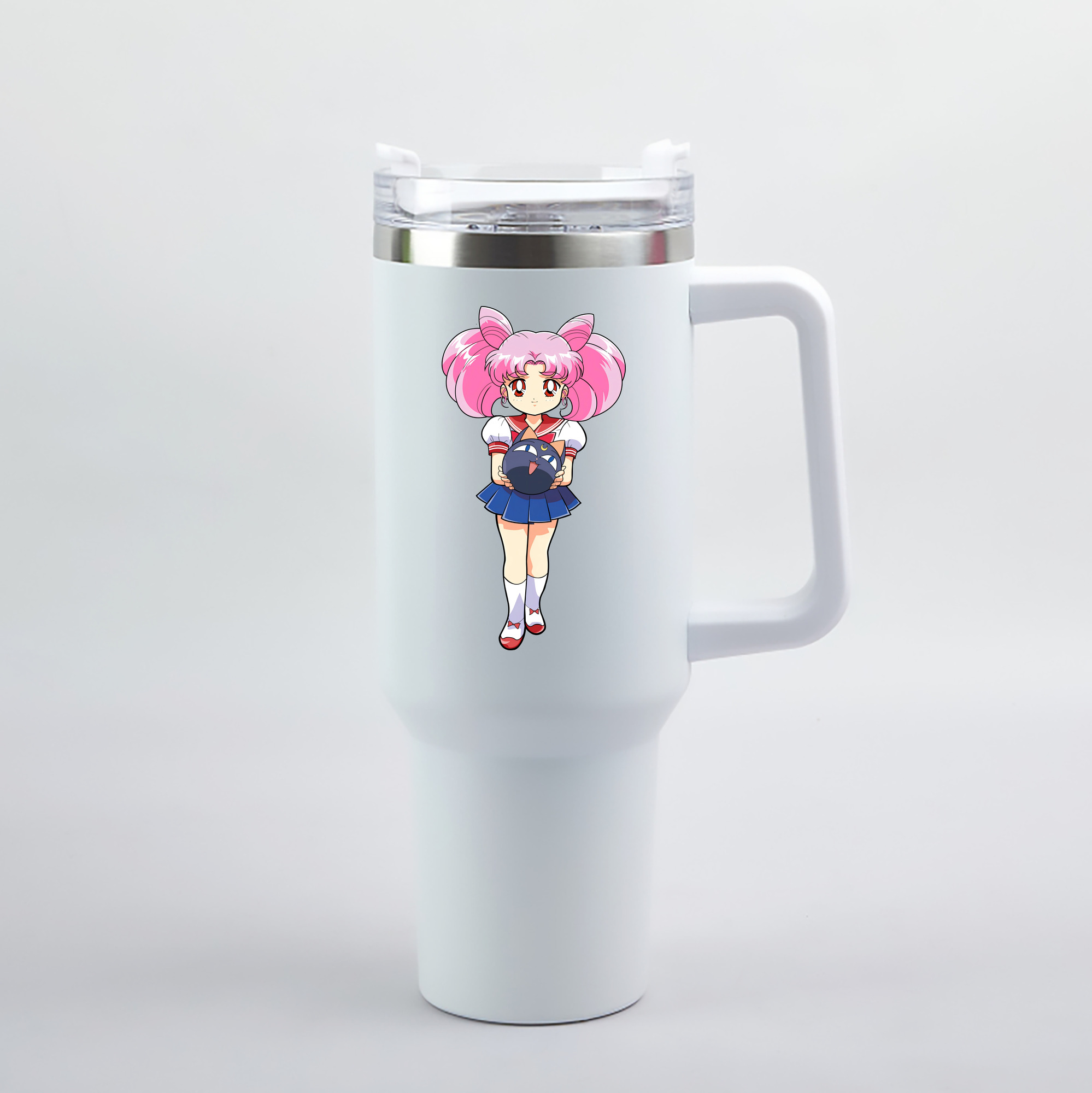 （画像用） 美少女戦士セーラームーン ちびうさ Sailor Moon Chibiusa Tsukino Usagi Small Lady Serenity 1200mL車用タンブラー（カラープリント）