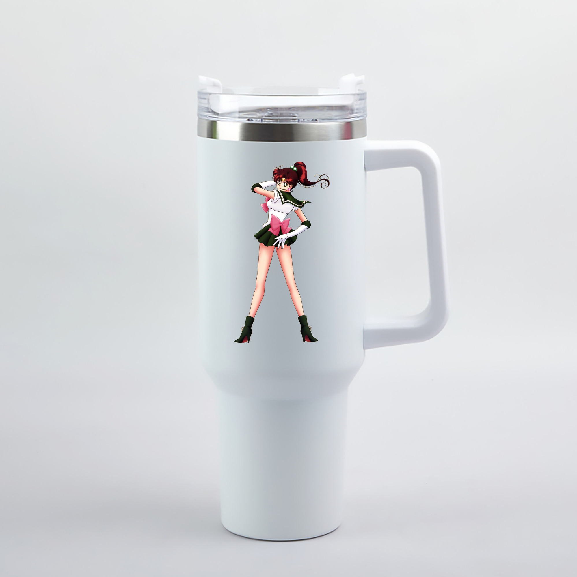 （画像用） 美少女戦士セーラームーン 木野 まこと きの まこと Sailor Moon Kino Makoto （セーラージュピター；Sailor Jupiter） 1200mL車用タンブラー（カラープリント）