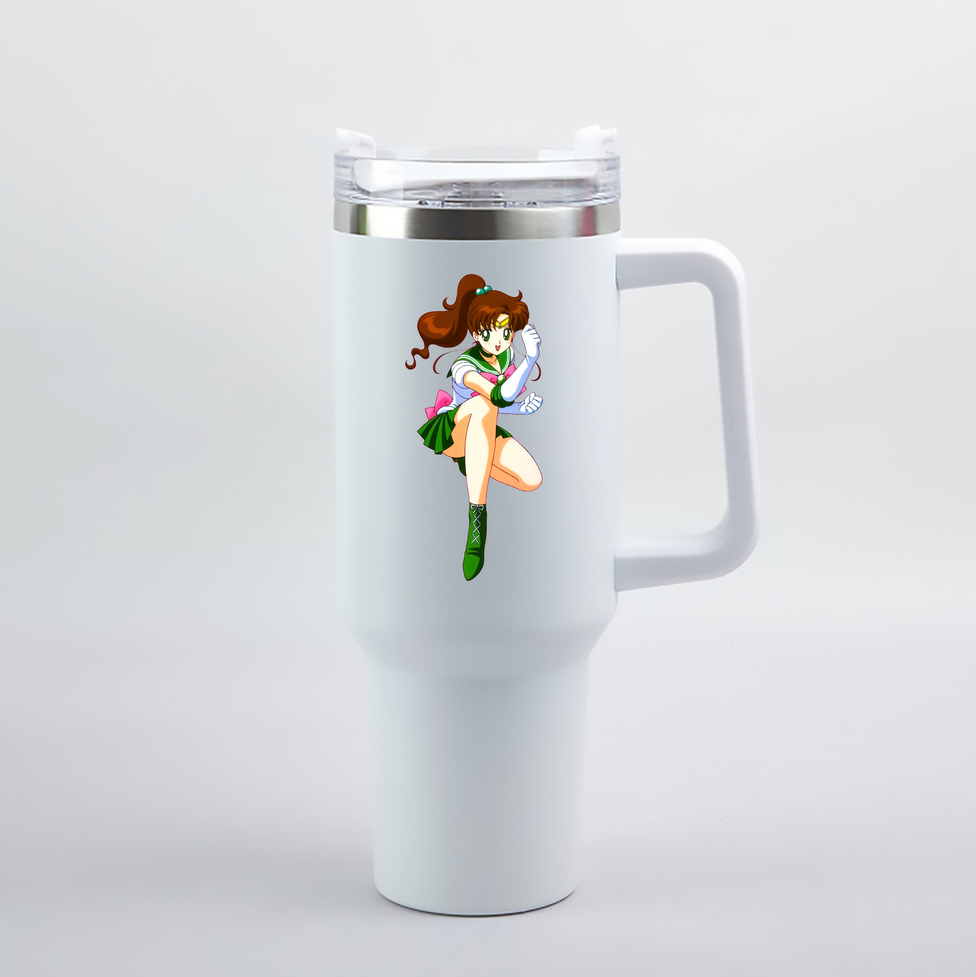 （画像用） 美少女戦士セーラームーン 木野 まこと きの まこと Sailor Moon Kino Makoto （セーラージュピター；Sailor Jupiter） 1200mL車用タンブラー（カラープリント）