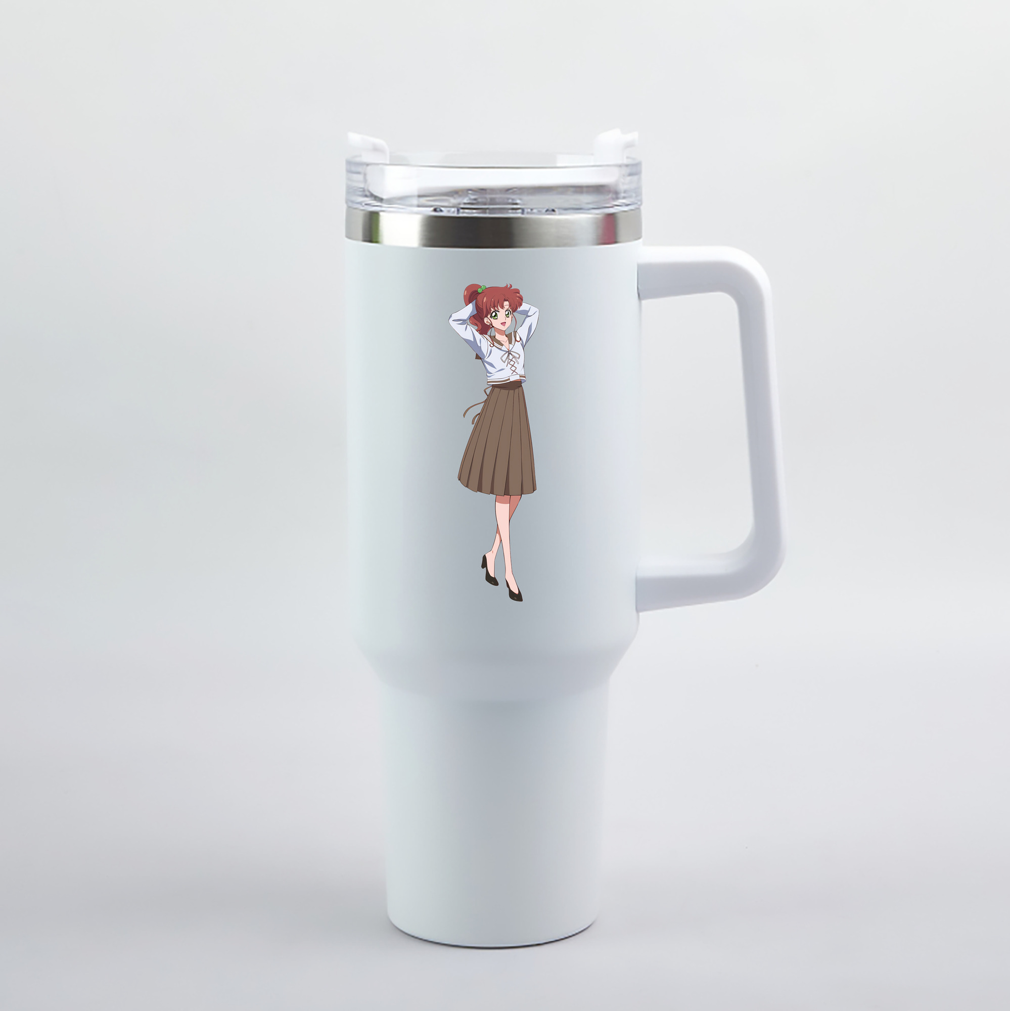 （画像用） 美少女戦士セーラームーン 木野 まこと きの まこと Sailor Moon Kino Makoto （セーラージュピター；Sailor Jupiter） 1200mL車用タンブラー（カラープリント）