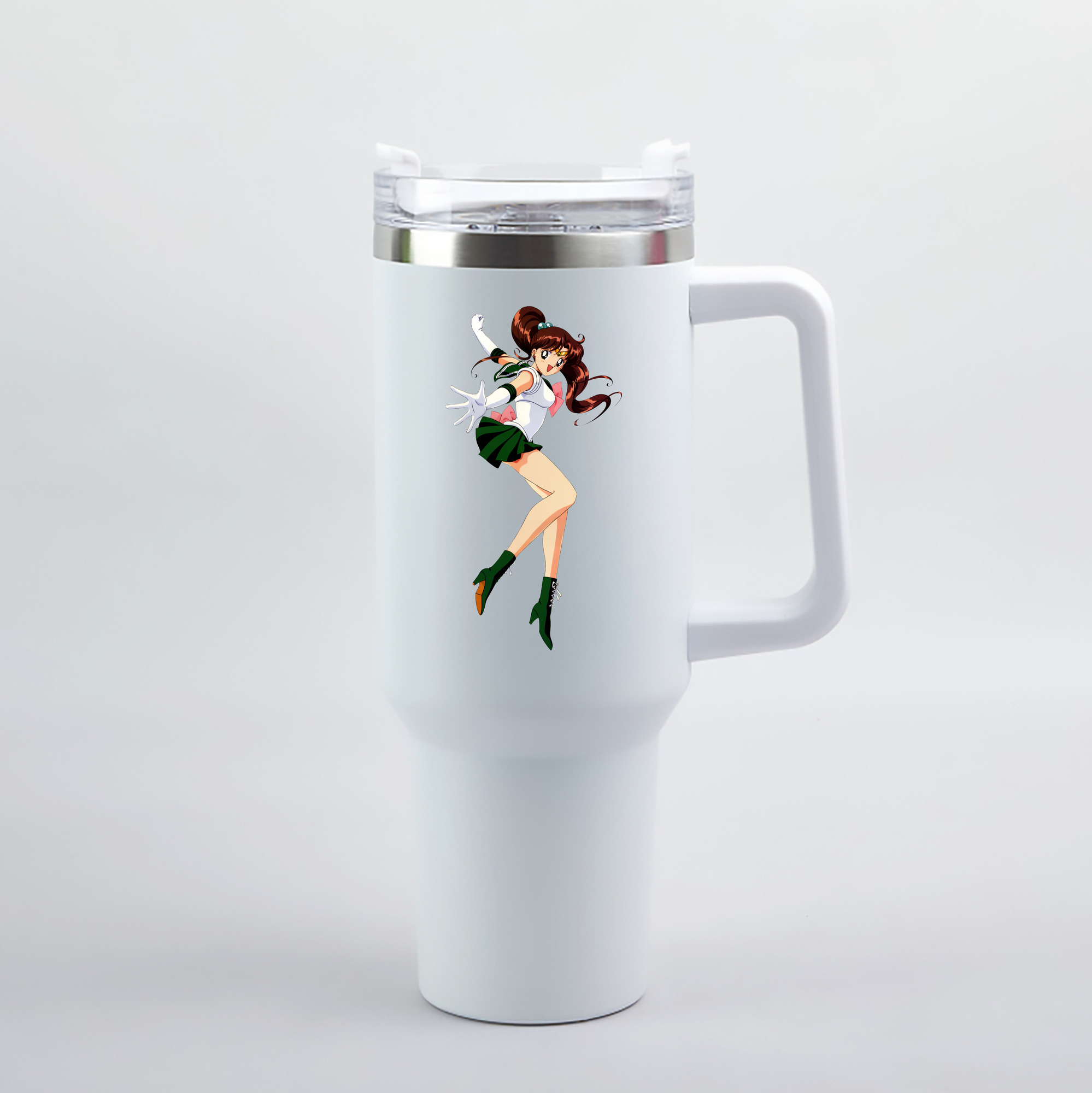 （画像用） 美少女戦士セーラームーン 木野 まこと きの まこと Sailor Moon Kino Makoto （セーラージュピター；Sailor Jupiter） 1200mL車用タンブラー（カラープリント）