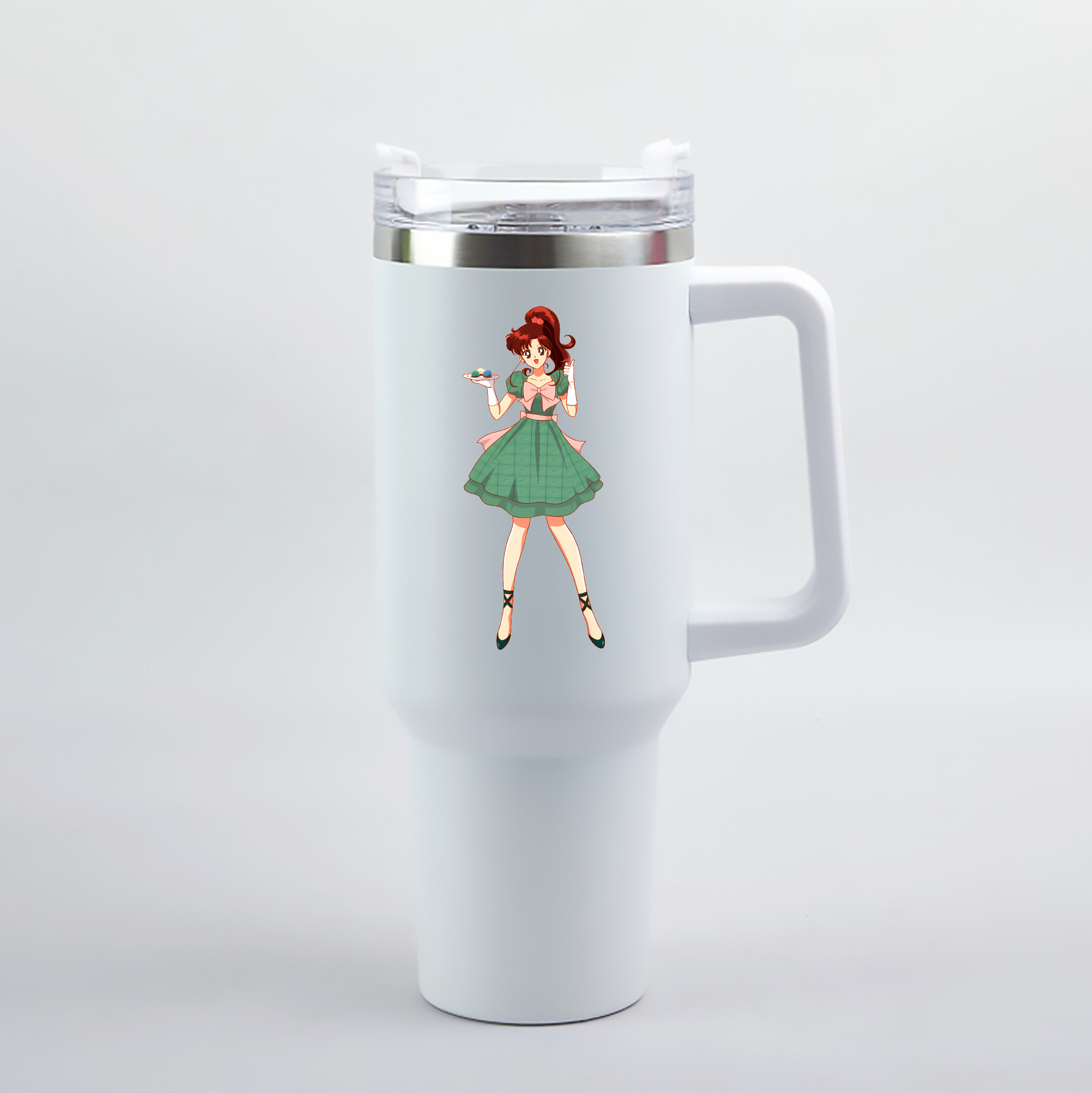 （画像用） 美少女戦士セーラームーン 木野 まこと きの まこと Sailor Moon Kino Makoto （セーラージュピター；Sailor Jupiter） 1200mL車用タンブラー（カラープリント）