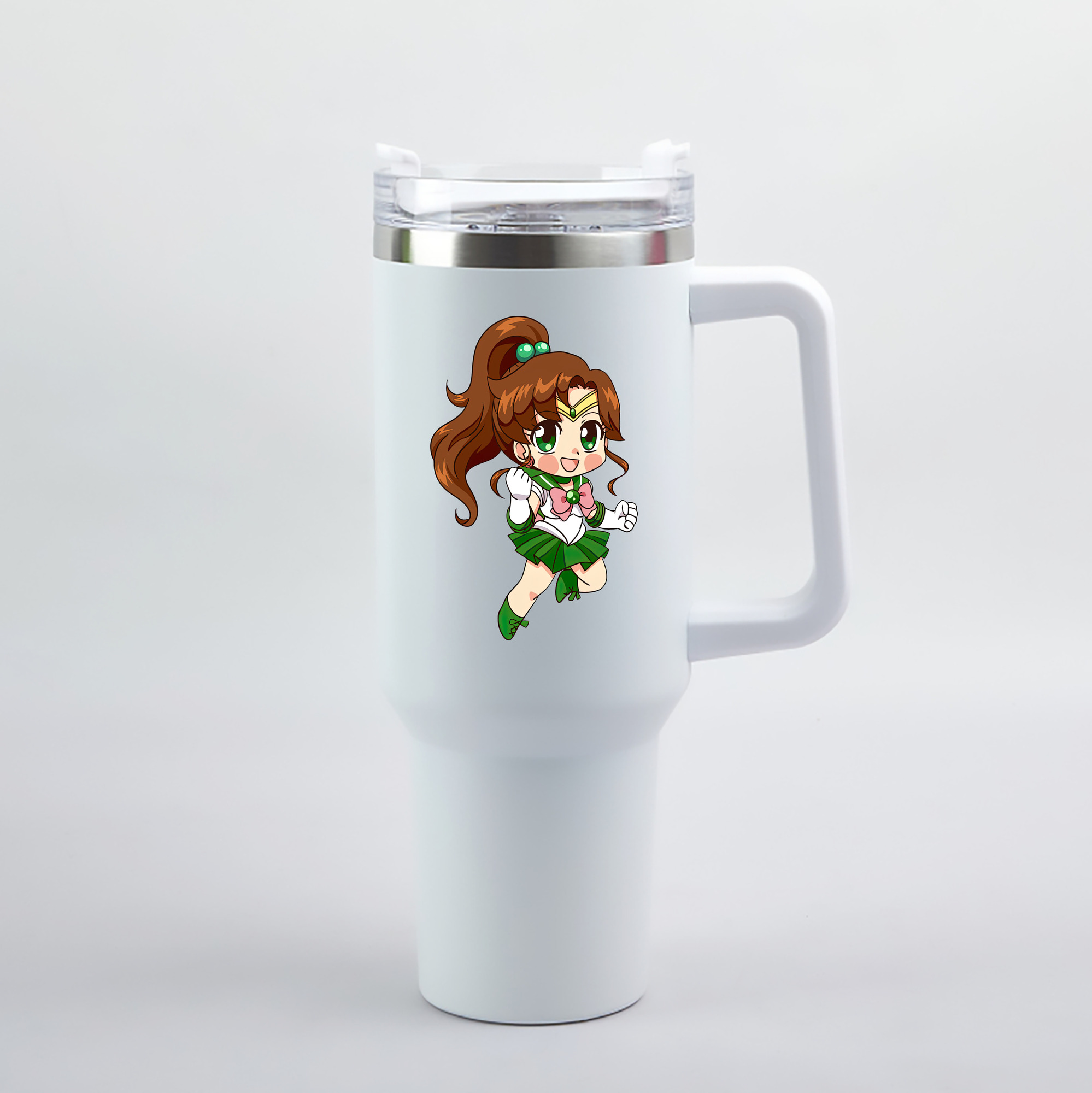 （画像用） 美少女戦士セーラームーン 木野 まこと きの まこと Sailor Moon Kino Makoto （セーラージュピター；Sailor Jupiter） 1200mL車用タンブラー（カラープリント）