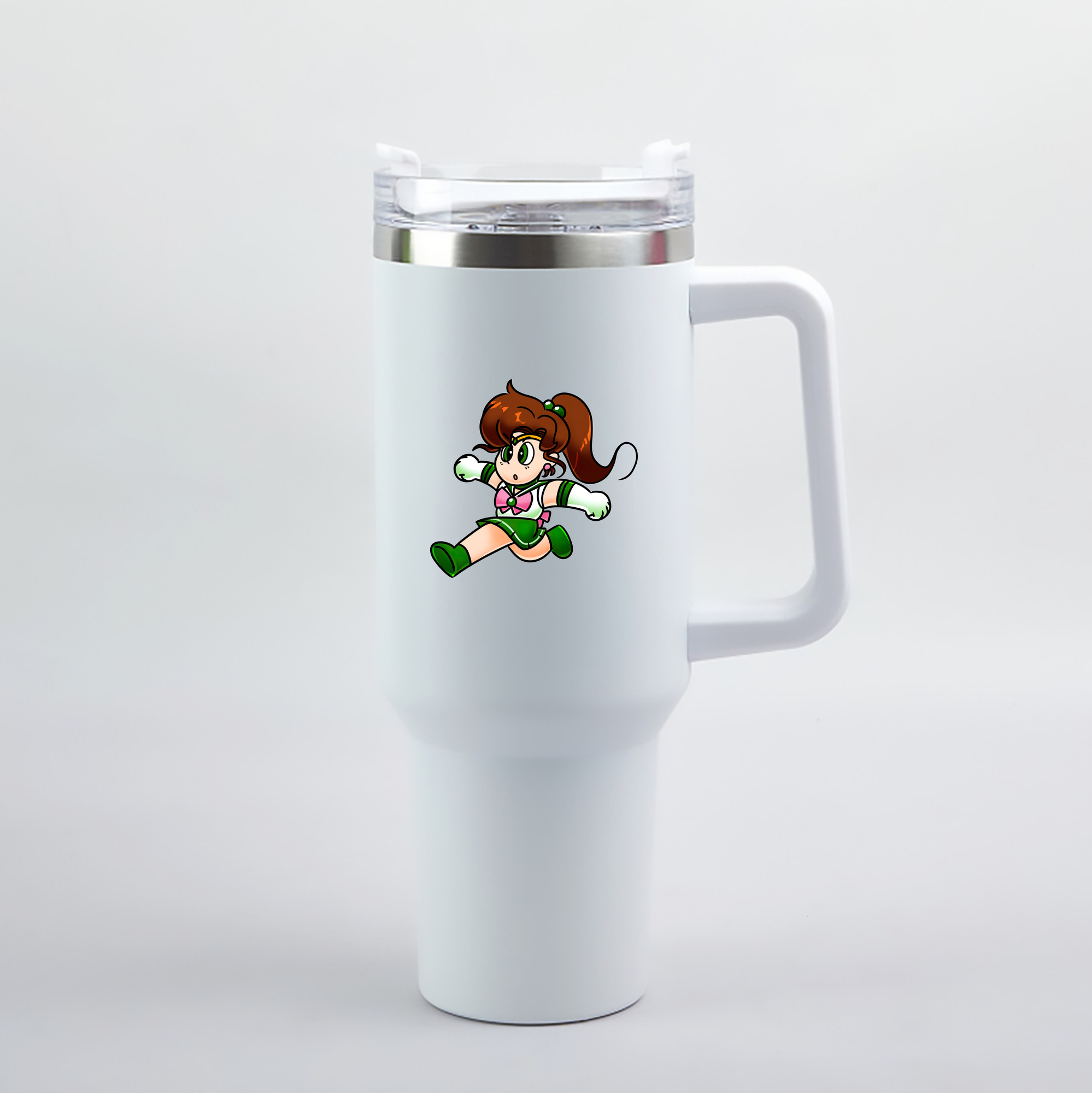 （画像用） 美少女戦士セーラームーン 木野 まこと きの まこと Sailor Moon Kino Makoto （セーラージュピター；Sailor Jupiter） 1200mL車用タンブラー（カラープリント）