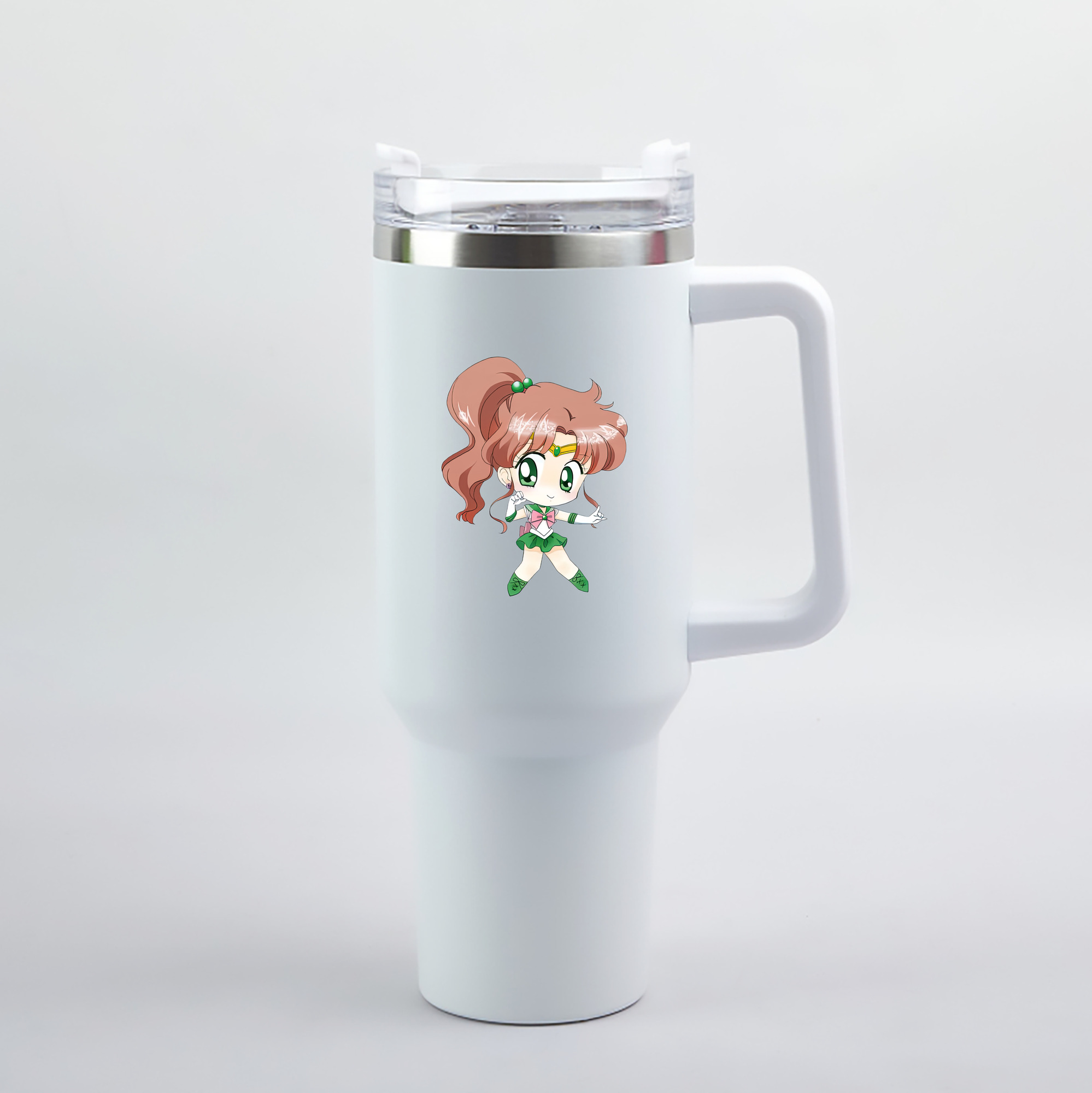 （画像用） 美少女戦士セーラームーン 木野 まこと きの まこと Sailor Moon Kino Makoto （セーラージュピター；Sailor Jupiter） 1200mL車用タンブラー（カラープリント）