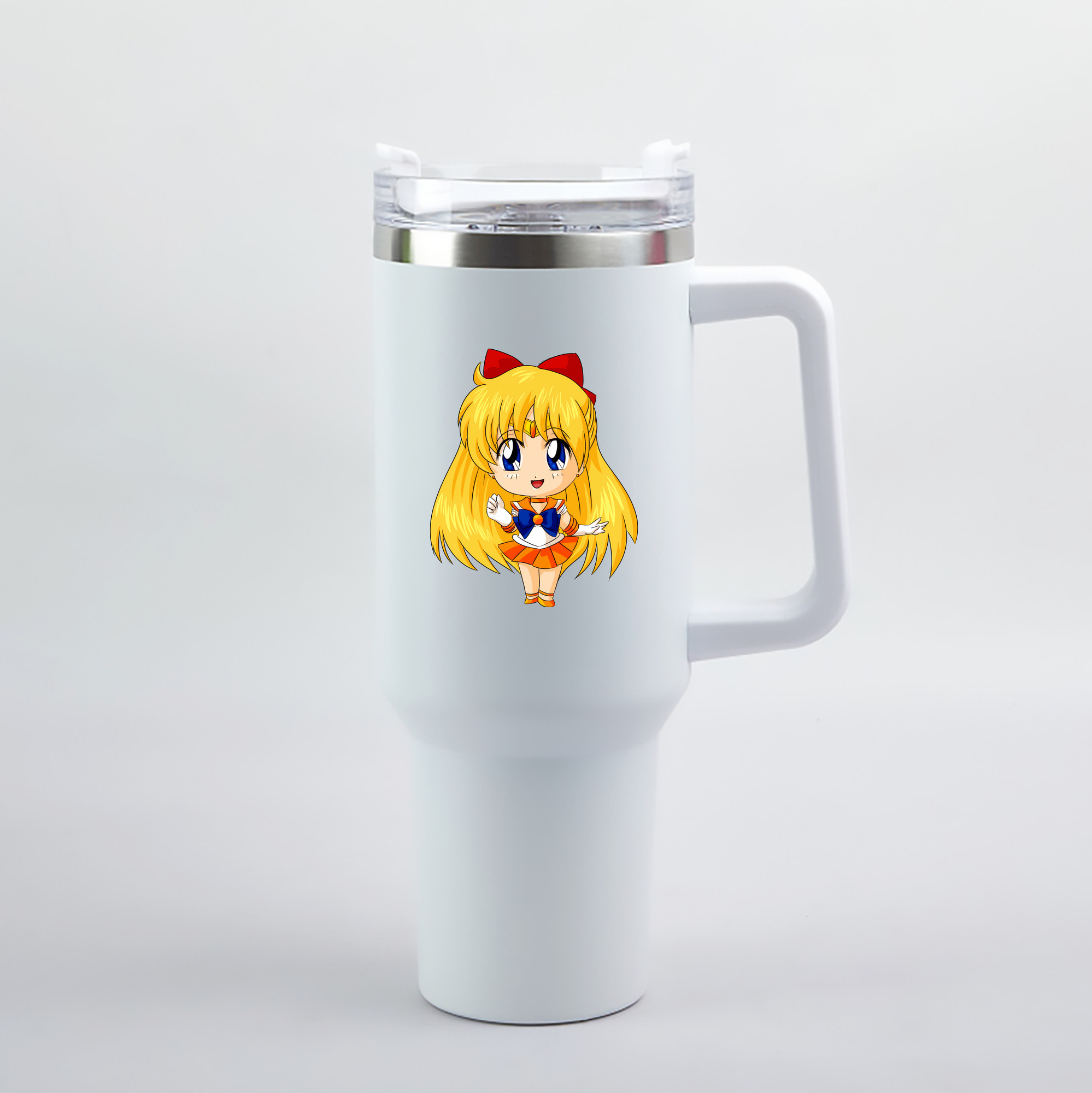 （画像用） 美少女戦士セーラームーン 愛野 美奈子 あいの みなこ Sailor Moon Aino Minako 1200mL車用タンブラー（カラープリント）