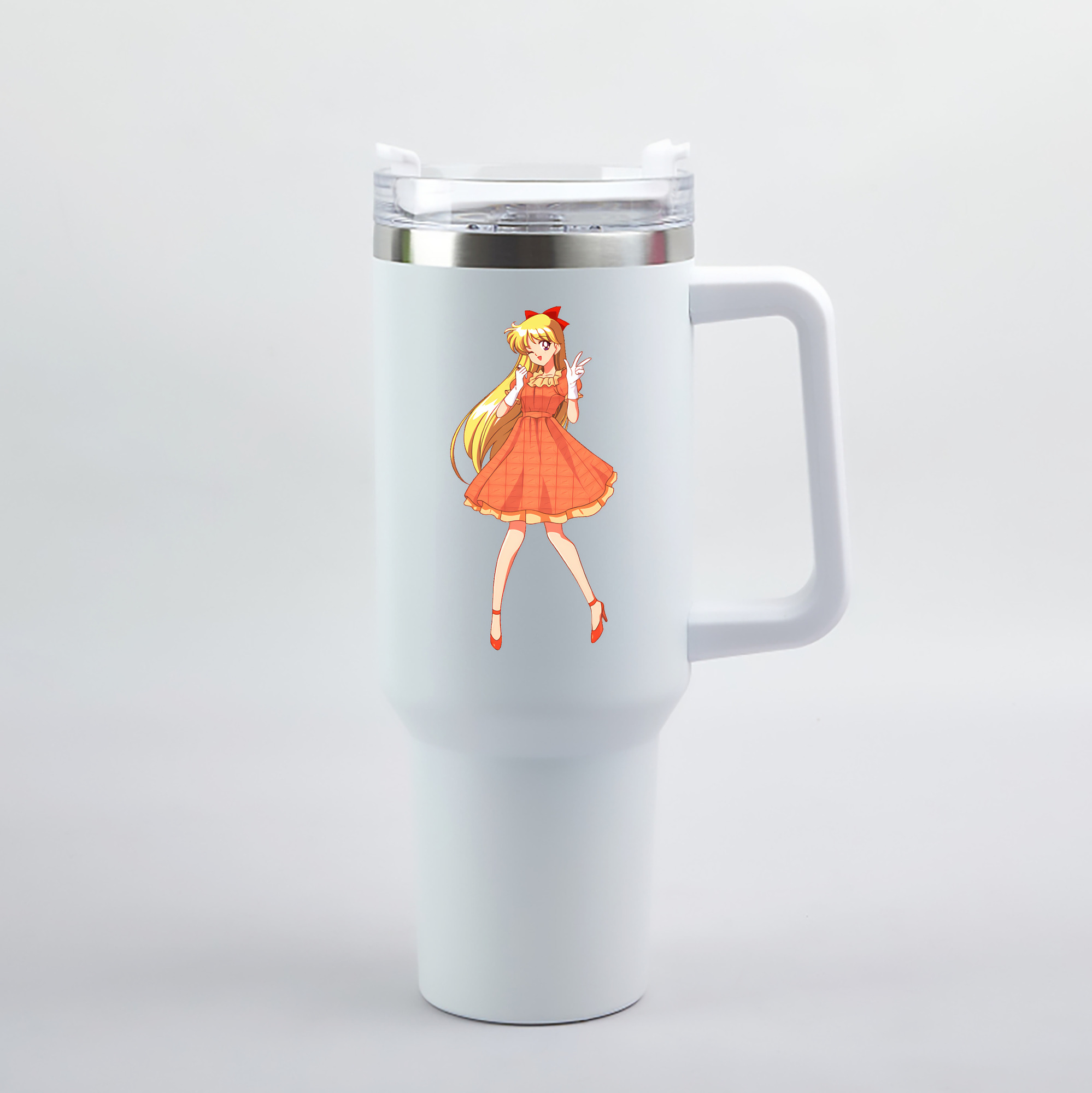 （画像用） 美少女戦士セーラームーン 愛野 美奈子 あいの みなこ Sailor Moon Aino Minako 1200mL車用タンブラー（カラープリント）