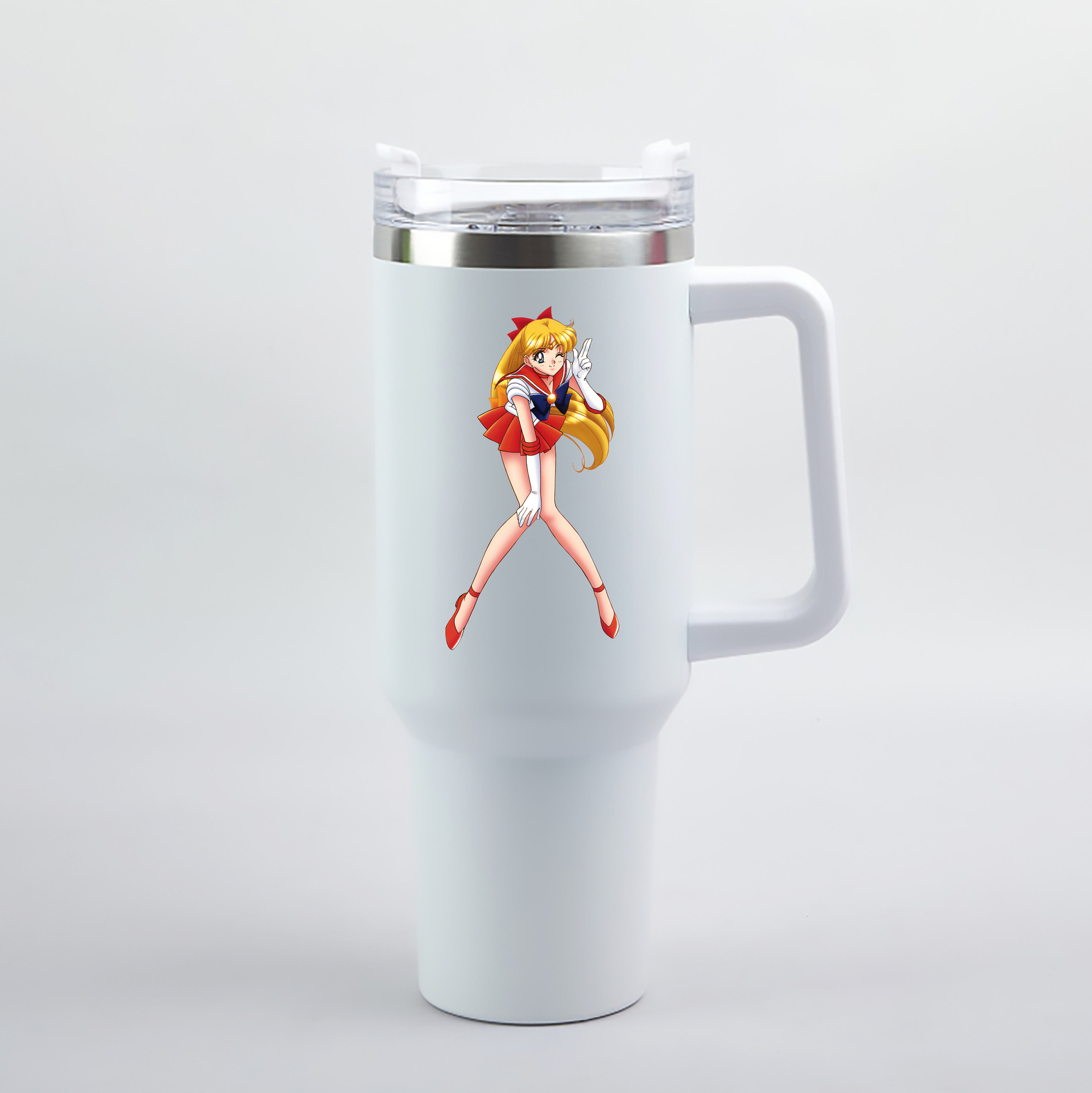 （画像用） 美少女戦士セーラームーン 愛野 美奈子 あいの みなこ Sailor Moon Aino Minako 1200mL車用タンブラー（カラープリント）