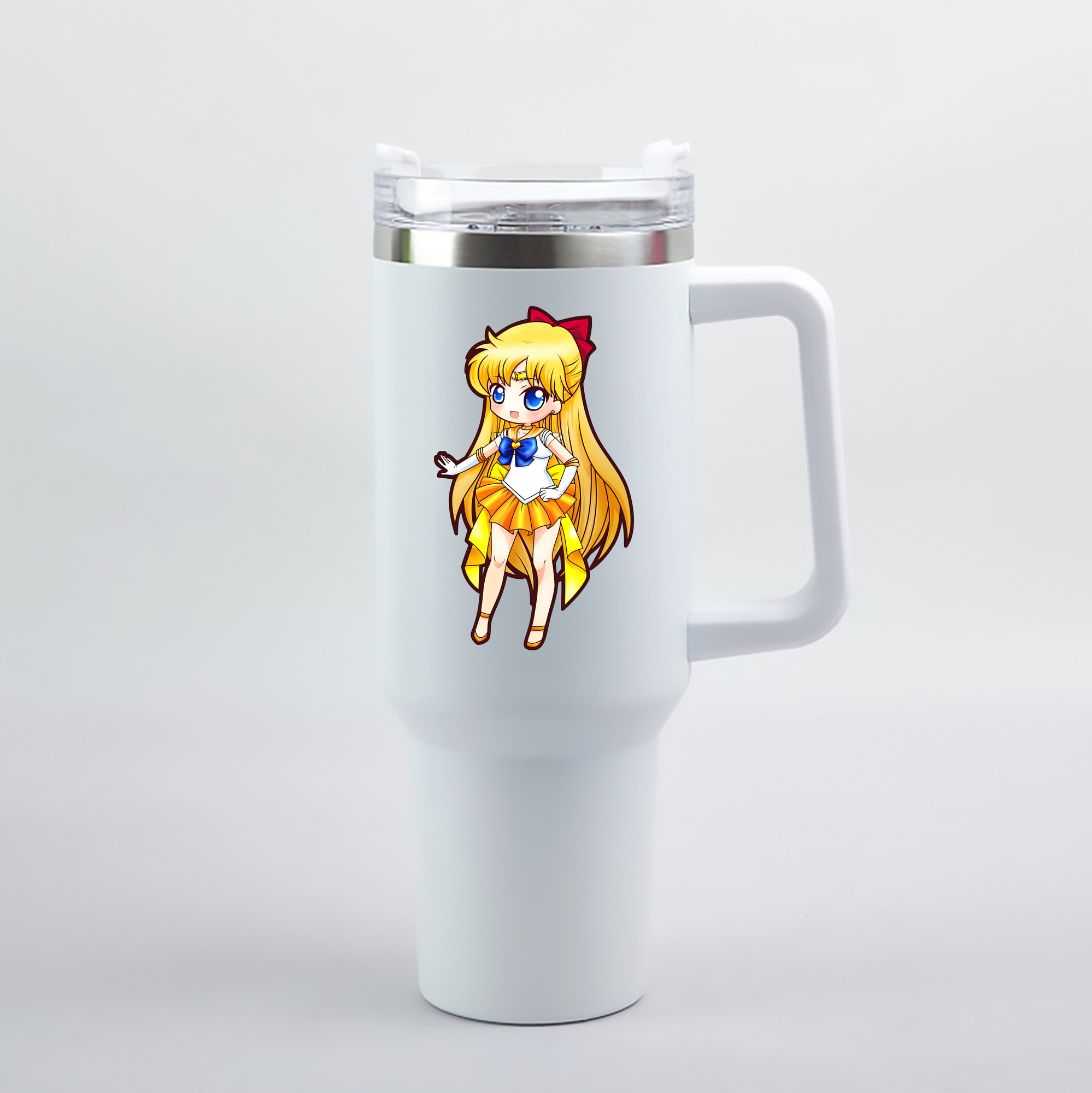 （画像用） 美少女戦士セーラームーン 愛野 美奈子 あいの みなこ Sailor Moon Aino Minako 1200mL車用タンブラー（カラープリント）
