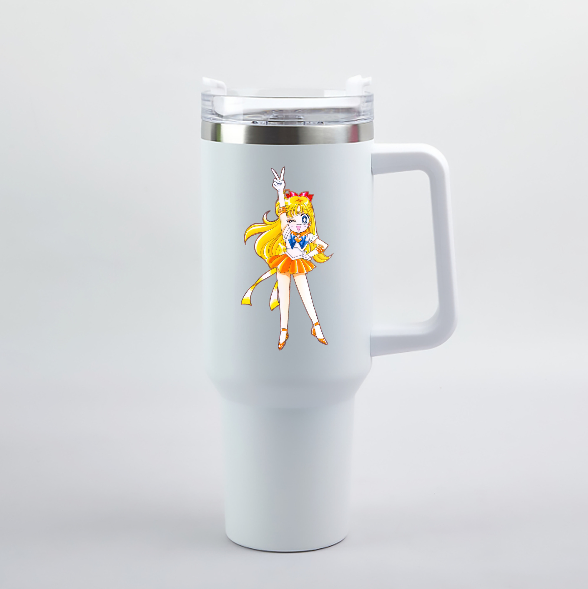 （画像用） 美少女戦士セーラームーン 愛野 美奈子 あいの みなこ Sailor Moon Aino Minako 1200mL車用タンブラー（カラープリント）