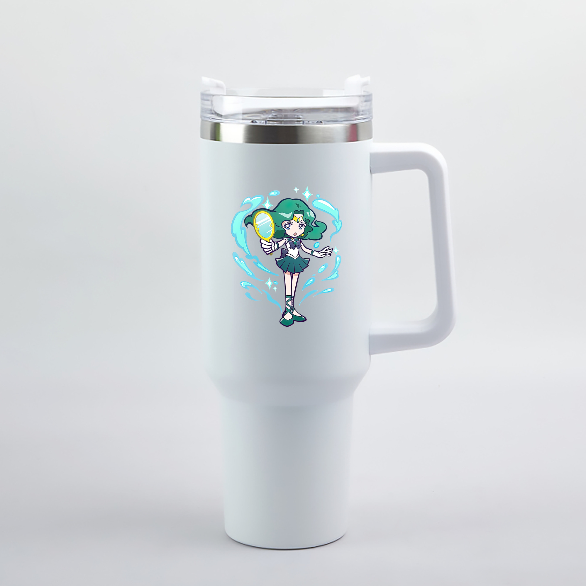 （画像用） 美少女戦士セーラームーン 海王 みちる（かいおう みちる） Sailor Moon Kaiou Michiru 1200mL車用タンブラー（カラープリント）
