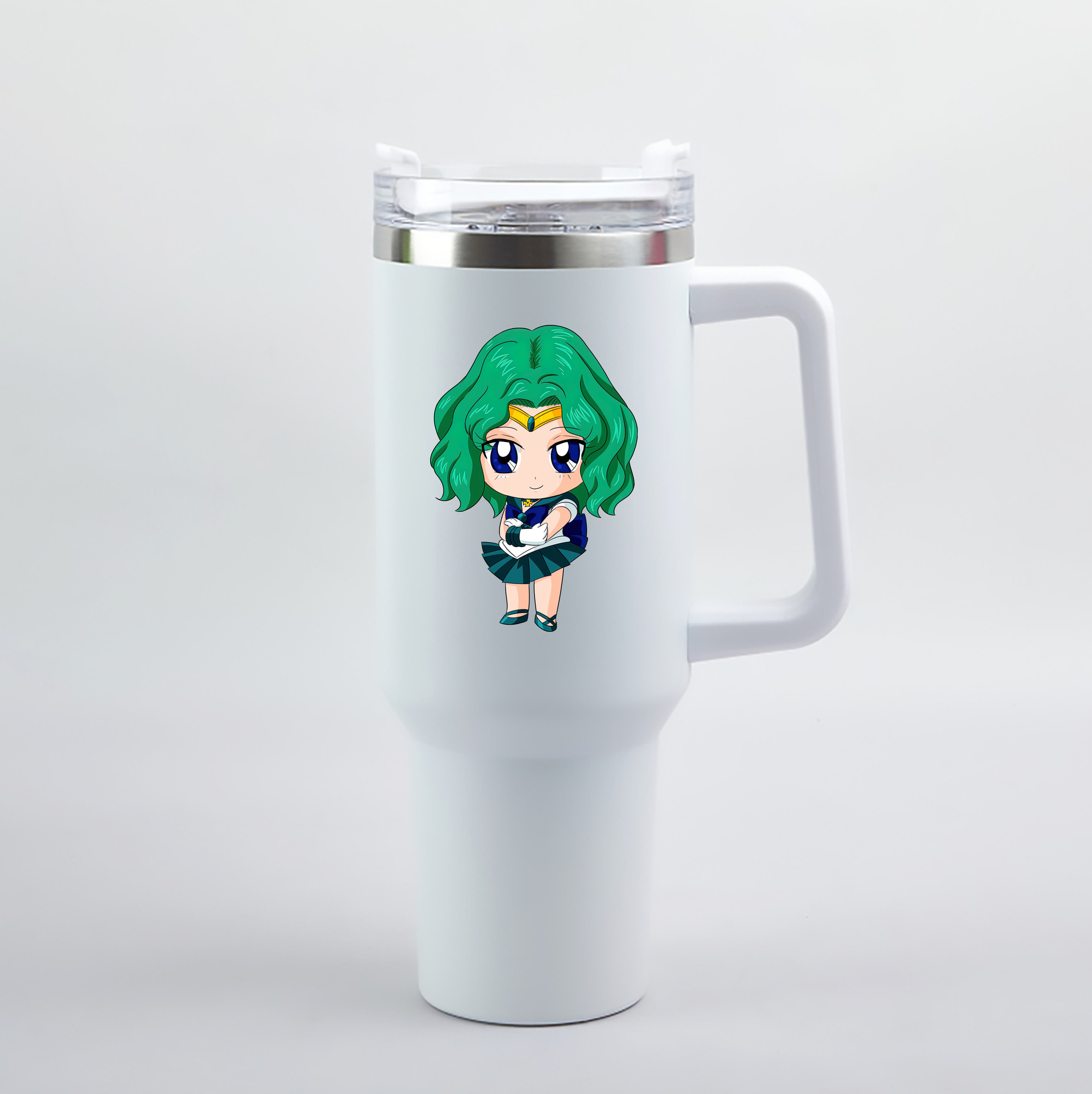 （画像用） 美少女戦士セーラームーン 海王 みちる（かいおう みちる） Sailor Moon Kaiou Michiru 1200mL車用タンブラー（カラープリント）
