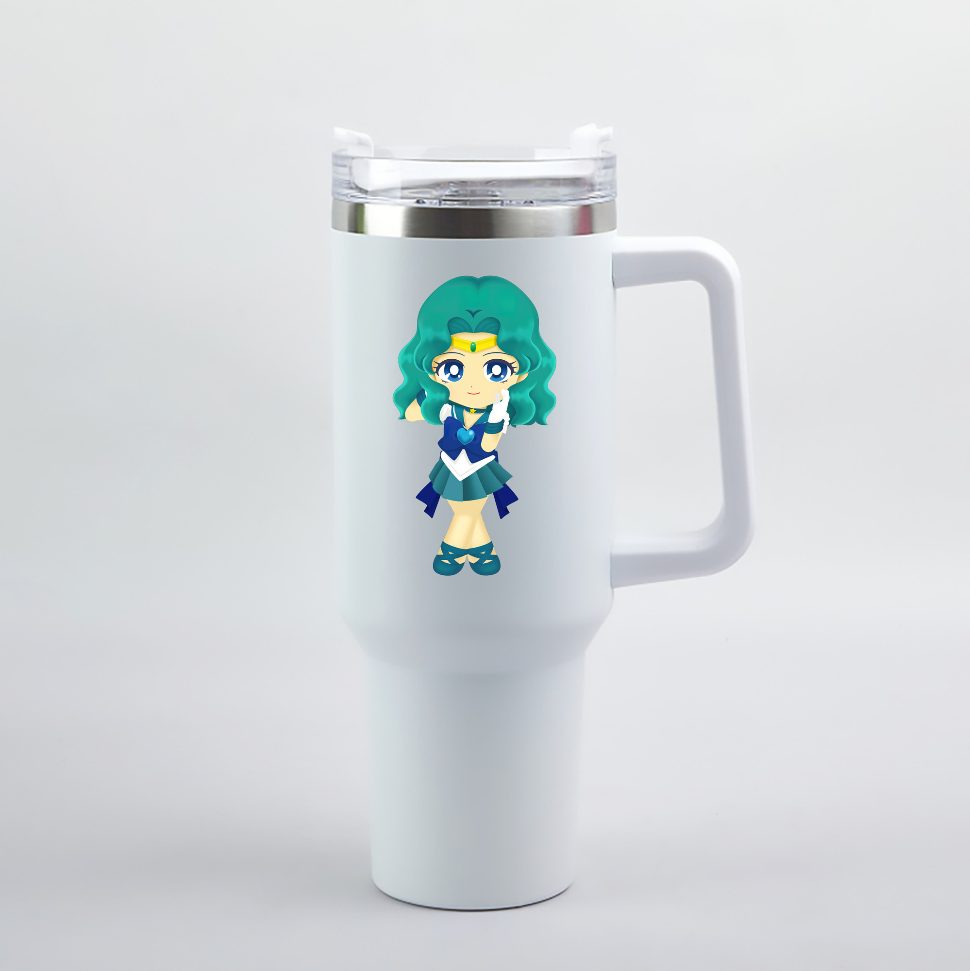 （画像用） 美少女戦士セーラームーン 海王 みちる（かいおう みちる） Sailor Moon Kaiou Michiru 1200mL車用タンブラー（カラープリント）