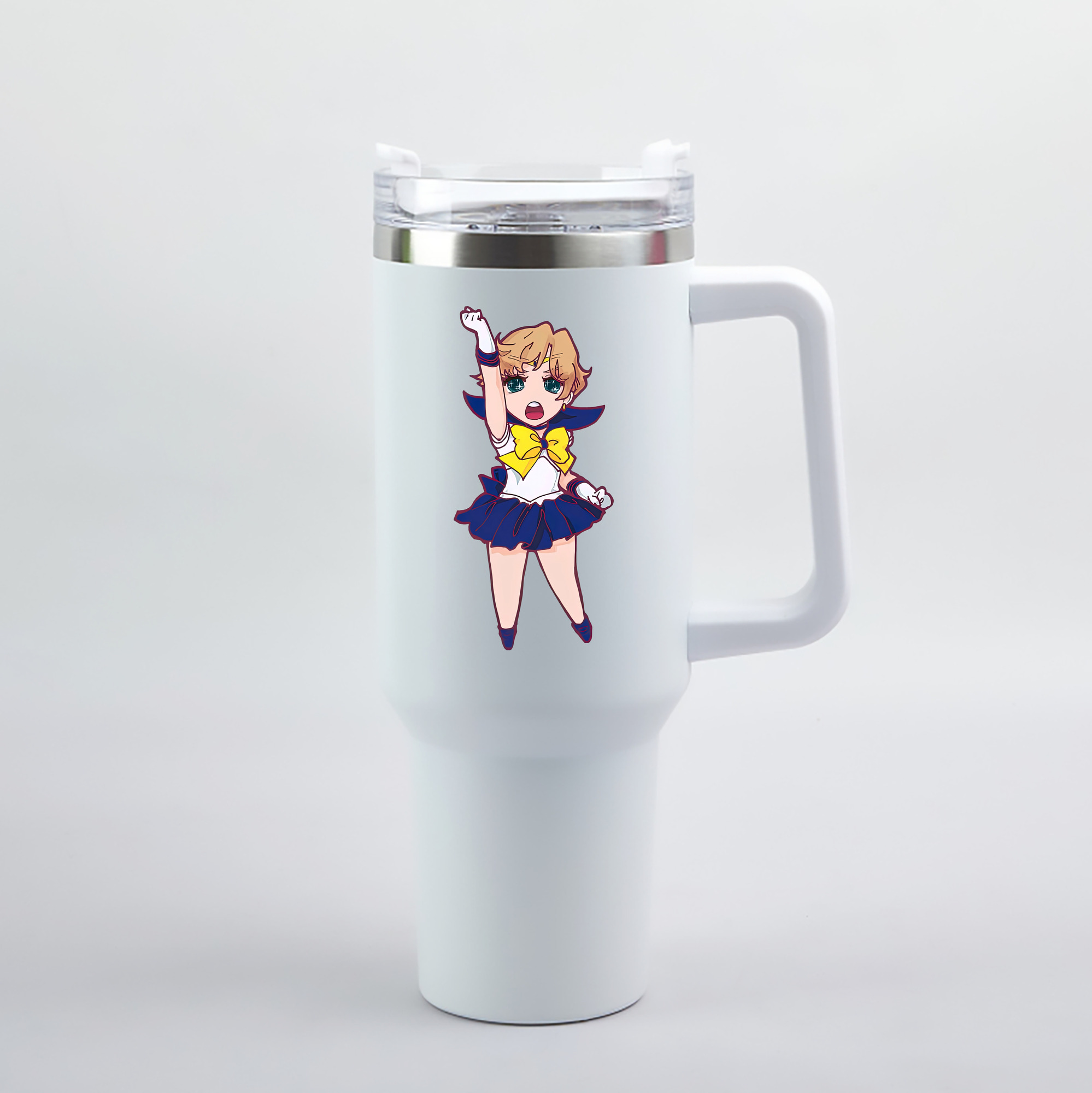 （画像用） 美少女戦士セーラームーン 天王はるか Sailor Moon Tenoh Haruka 1200mL車用タンブラー（カラープリント）