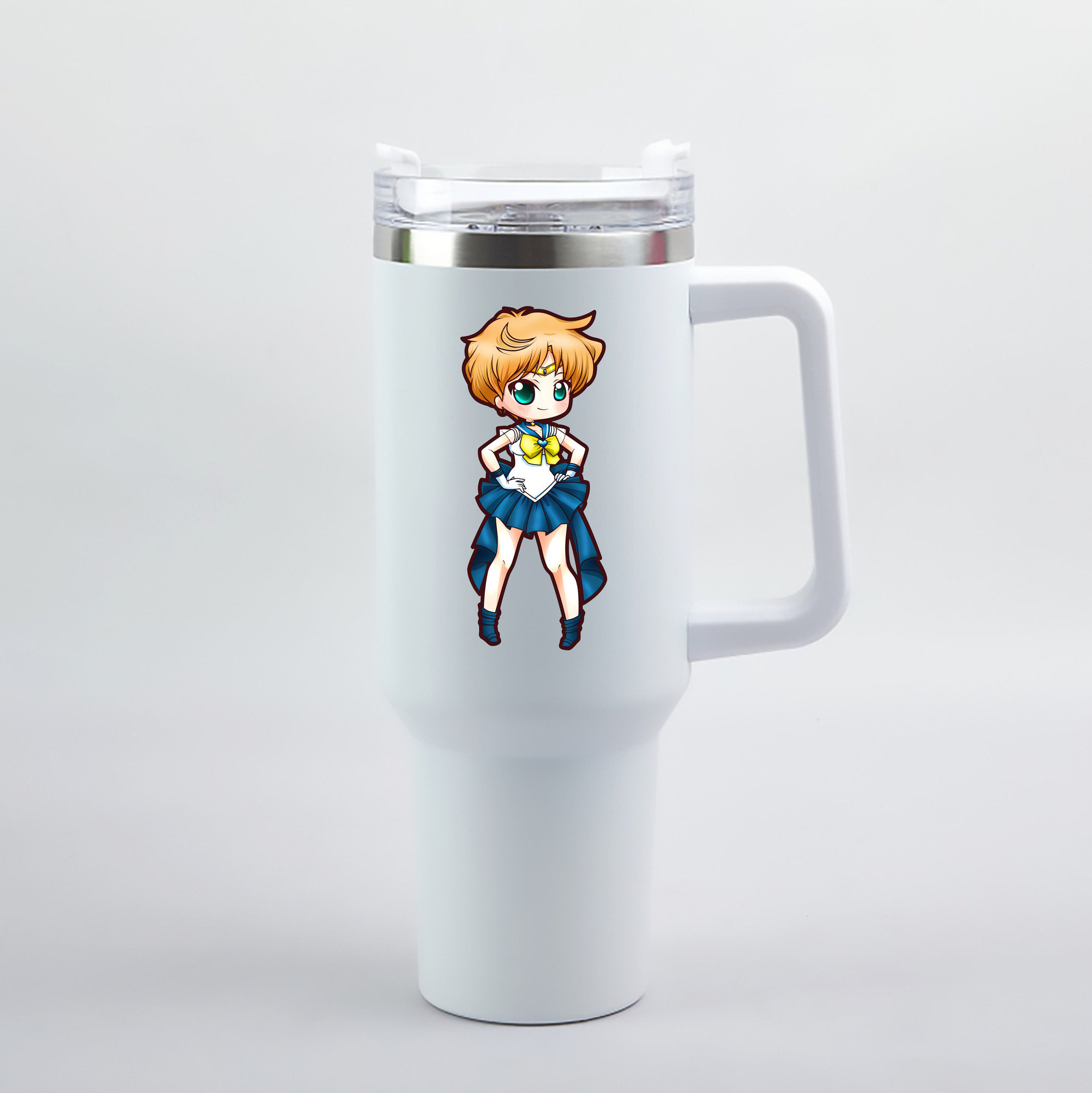 （画像用） 美少女戦士セーラームーン 天王はるか Sailor Moon Tenoh Haruka 1200mL車用タンブラー（カラープリント）