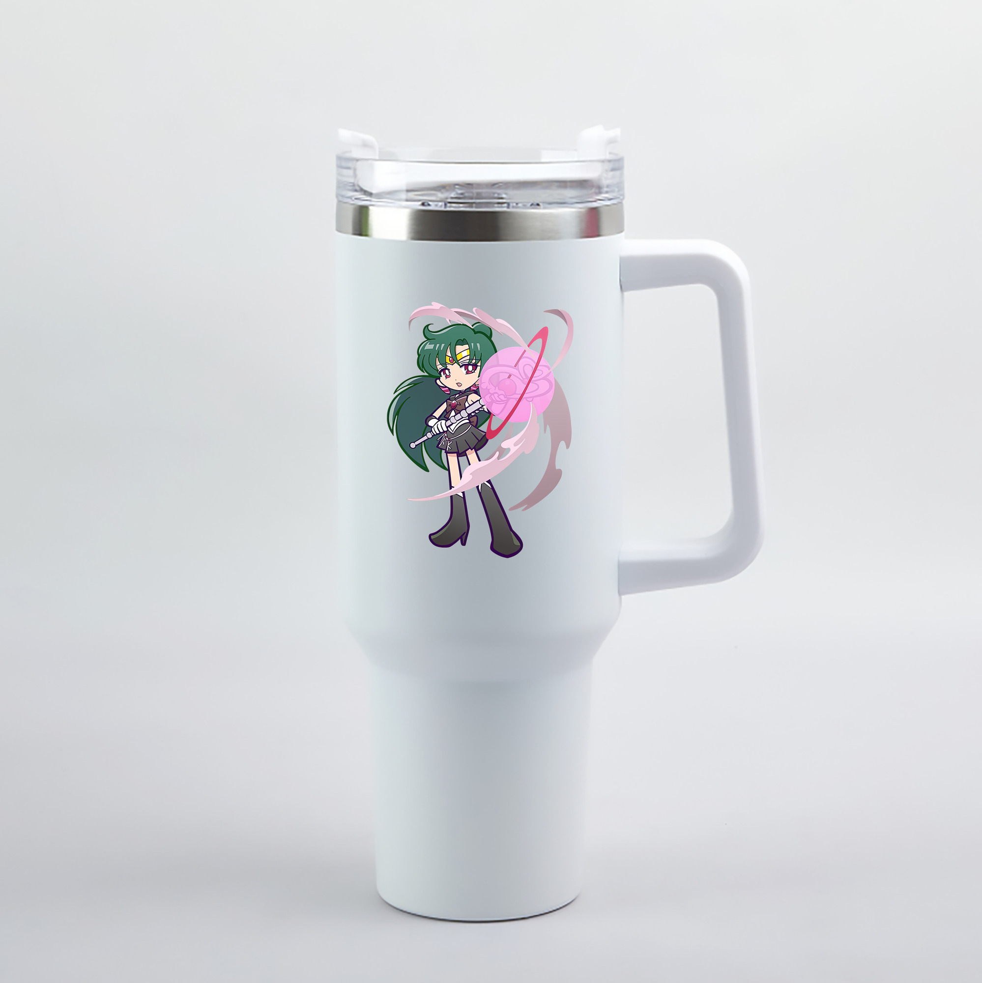 （画像用） 美少女戦士セーラームーン 冥王せつな Sailor Moon Meiou Setsuna 1200mL車用タンブラー（カラープリント）