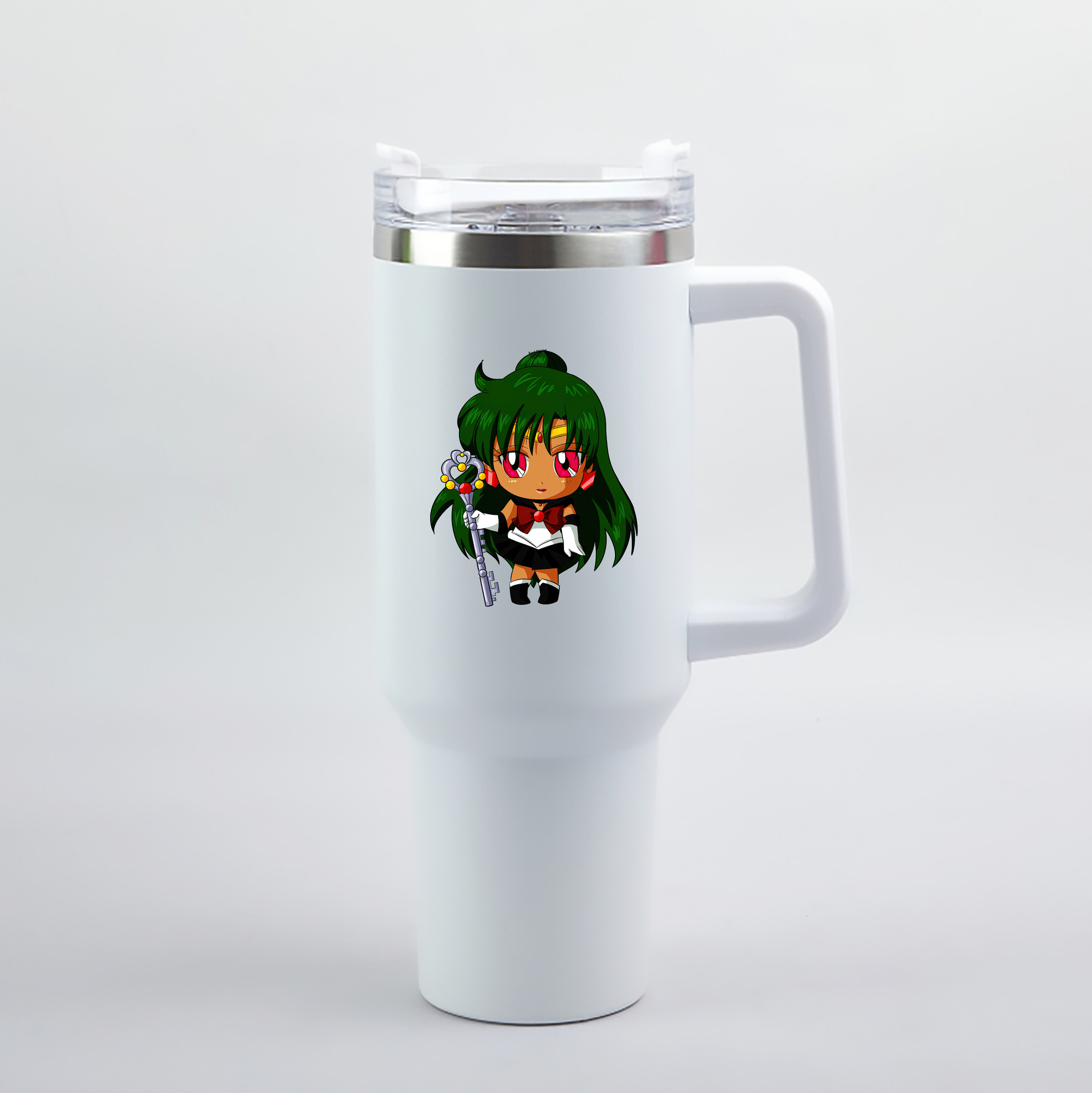 （画像用） 美少女戦士セーラームーン 冥王せつな Sailor Moon Meiou Setsuna 1200mL車用タンブラー（カラープリント）
