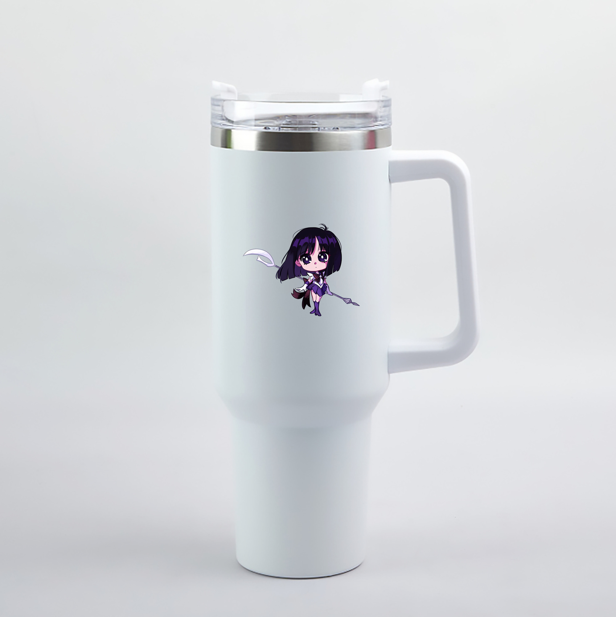 （画像用） 美少女戦士セーラームーン 土萠ほたる Sailor Moon Tomoe Hotaru （セーラーサターン；Sailor Saturn） 1200mL車用タンブラー（カラープリント）