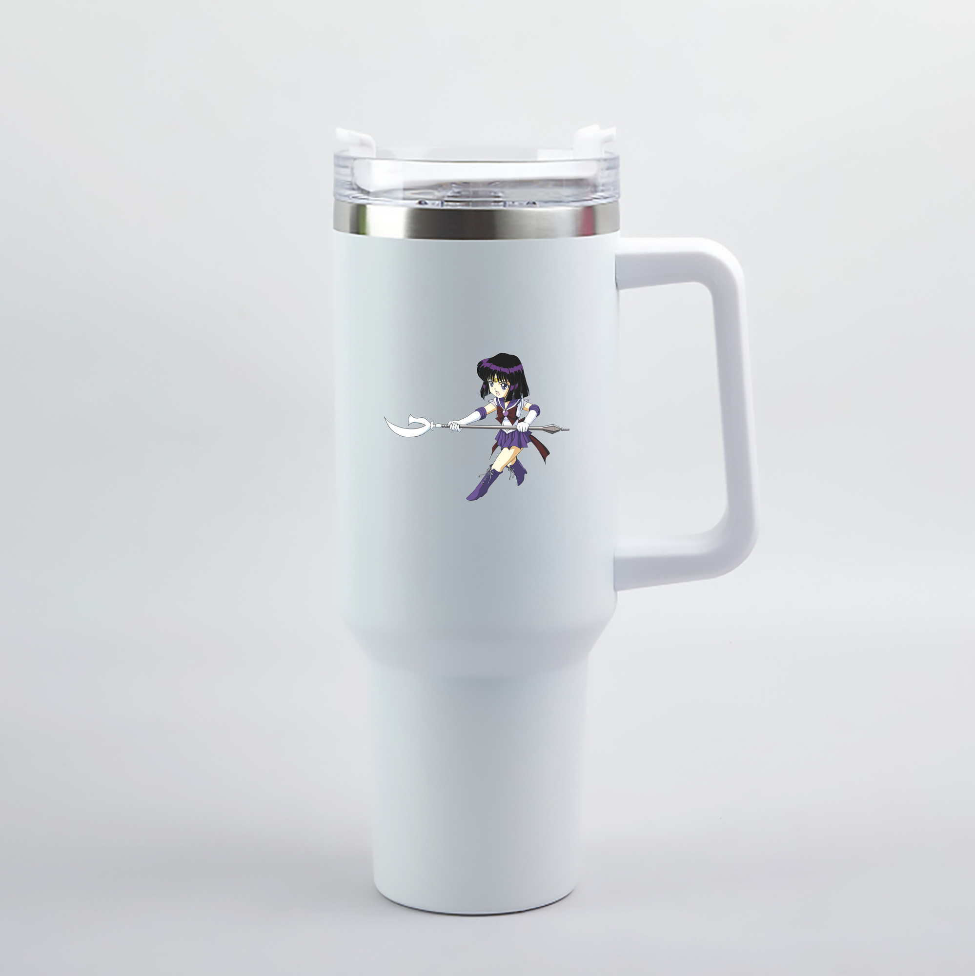 （画像用） 美少女戦士セーラームーン 土萠ほたる Sailor Moon Tomoe Hotaru （セーラーサターン；Sailor Saturn） 1200mL車用タンブラー（カラープリント）