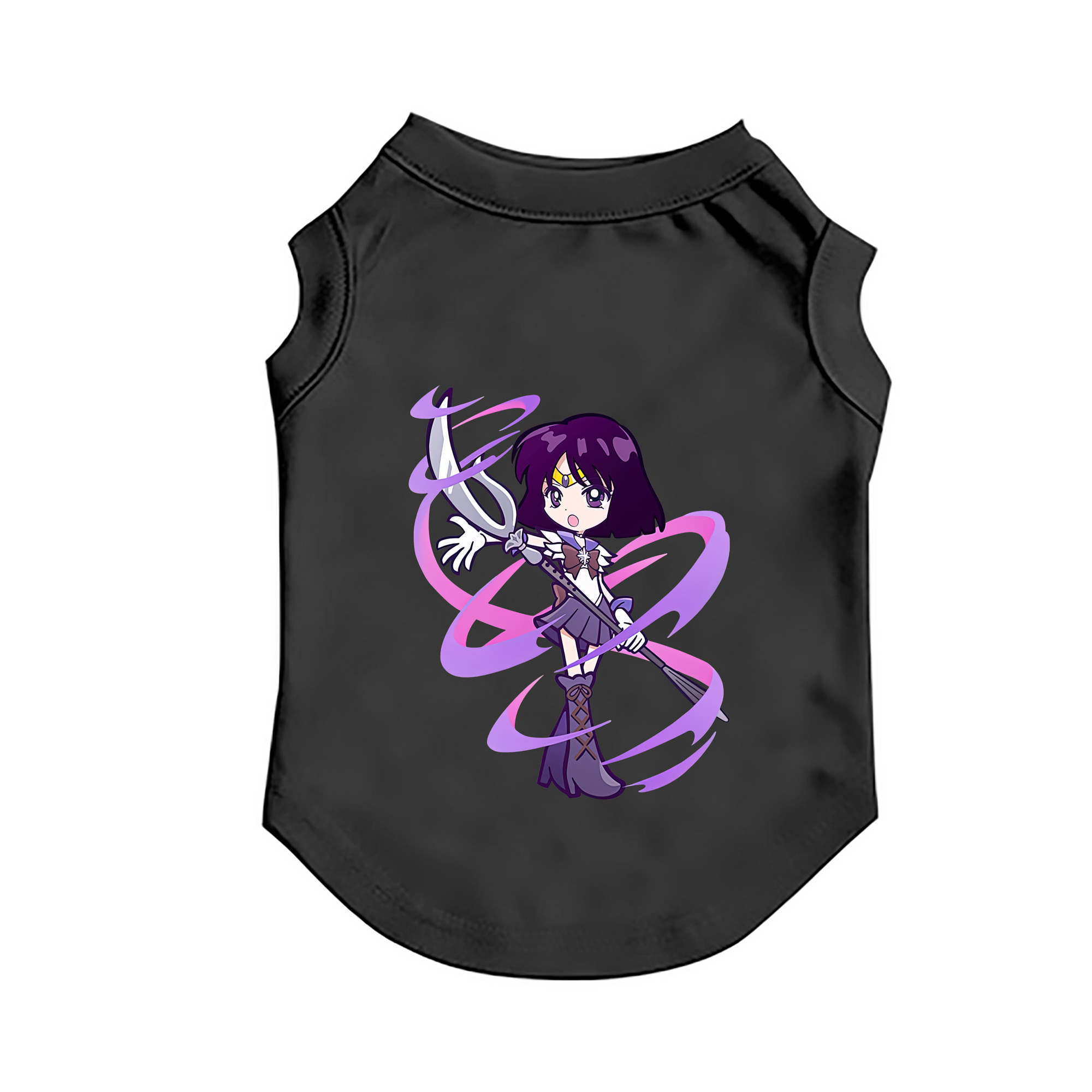 （画像用） 美少女戦士セーラームーン 土萠ほたる Sailor Moon Tomoe Hotaru （セーラーサターン；Sailor Saturn） ペット用ベスト