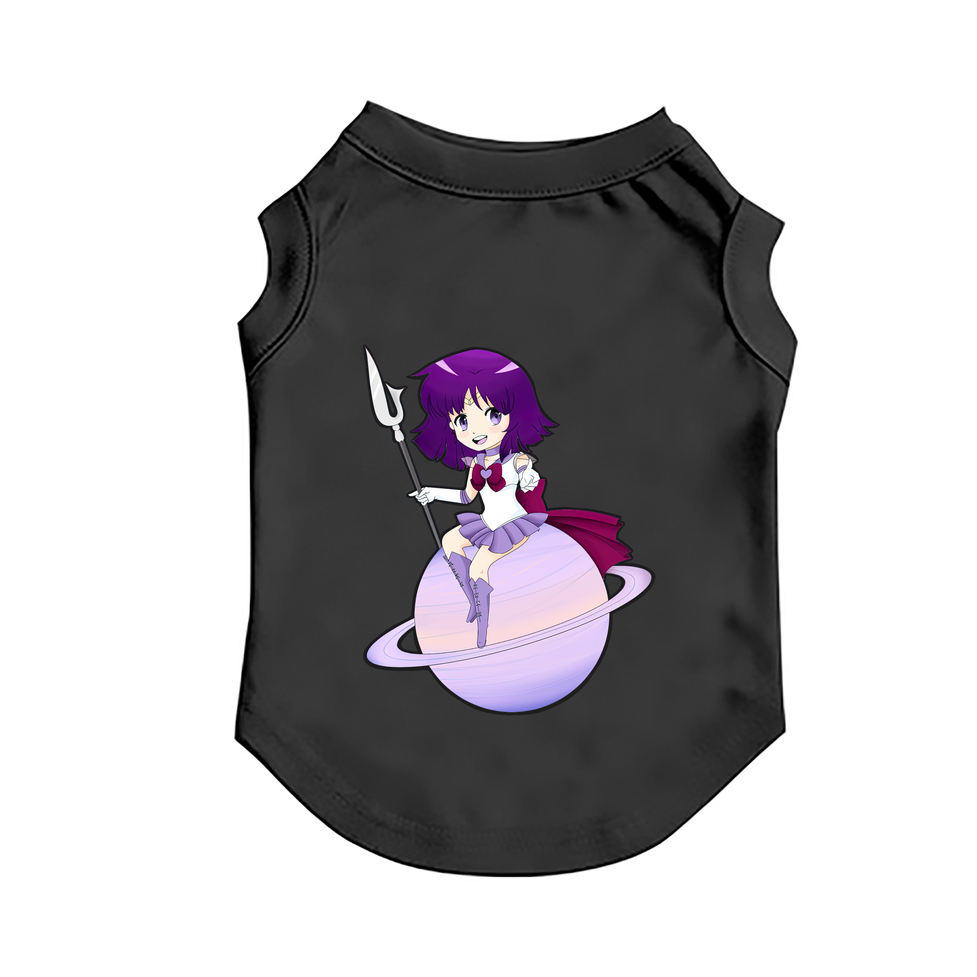 （画像用） 美少女戦士セーラームーン 土萠ほたる Sailor Moon Tomoe Hotaru （セーラーサターン；Sailor Saturn） ペット用ベスト