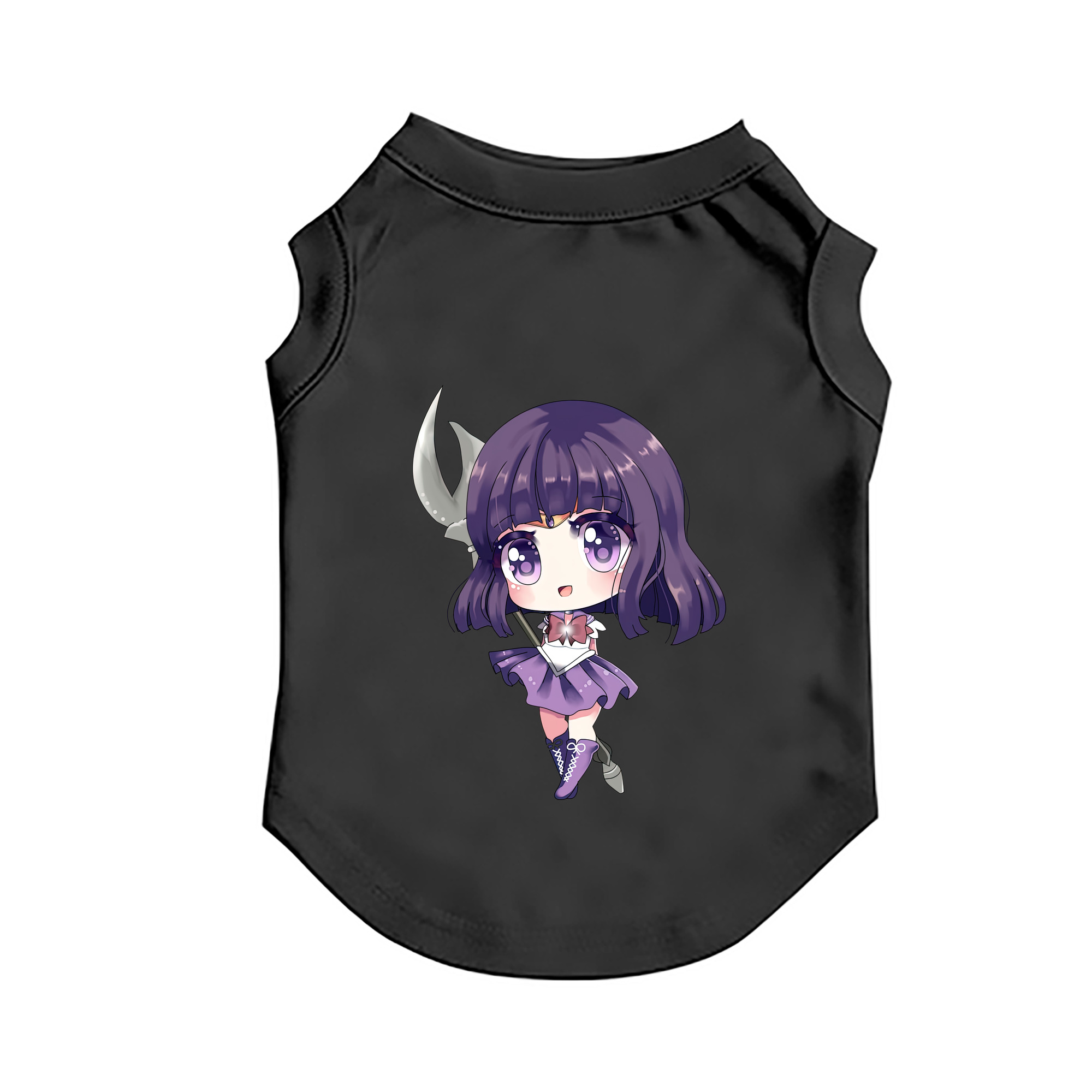 （画像用） 美少女戦士セーラームーン 土萠ほたる Sailor Moon Tomoe Hotaru （セーラーサターン；Sailor Saturn） ペット用ベスト