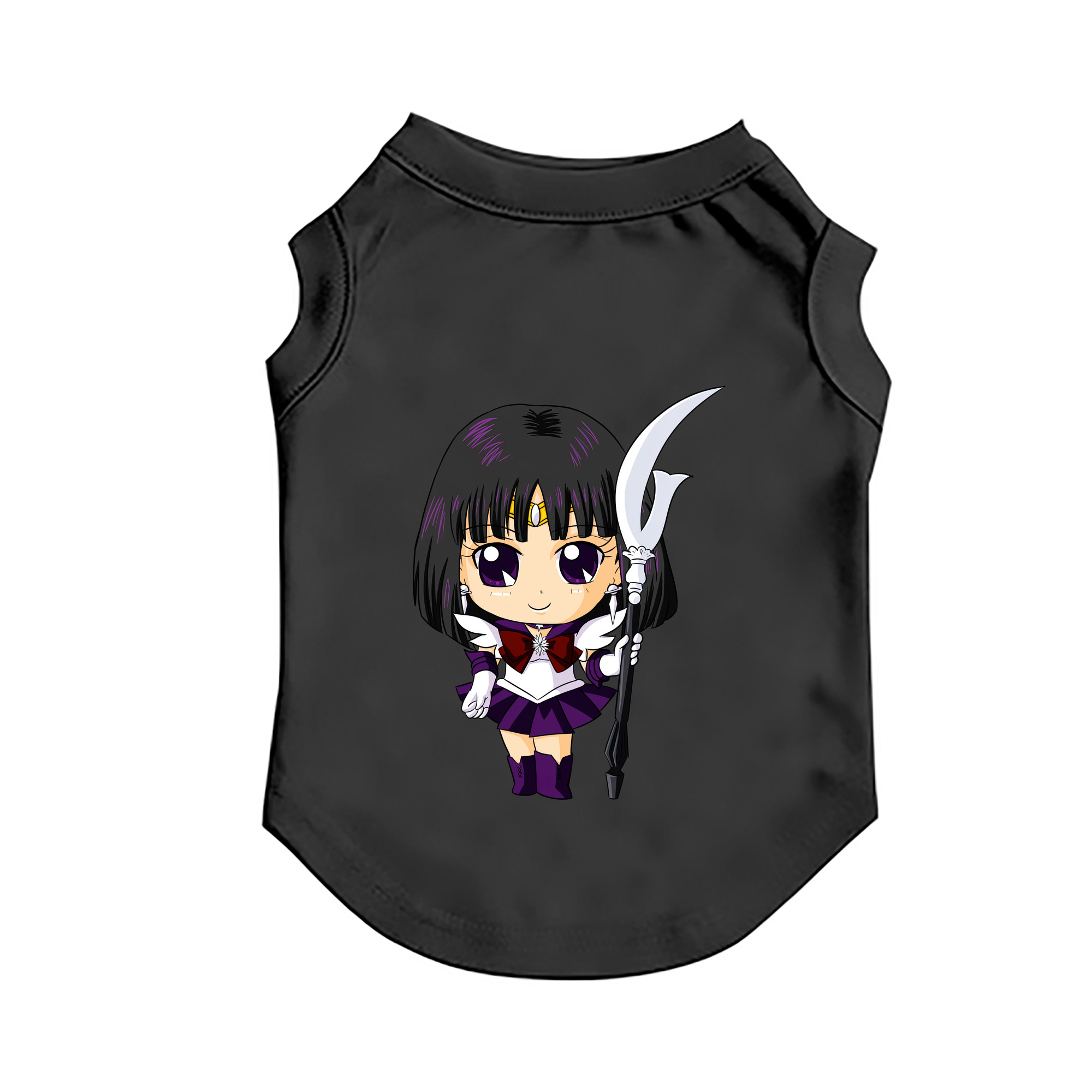 （画像用） 美少女戦士セーラームーン 土萠ほたる Sailor Moon Tomoe Hotaru （セーラーサターン；Sailor Saturn） ペット用ベスト