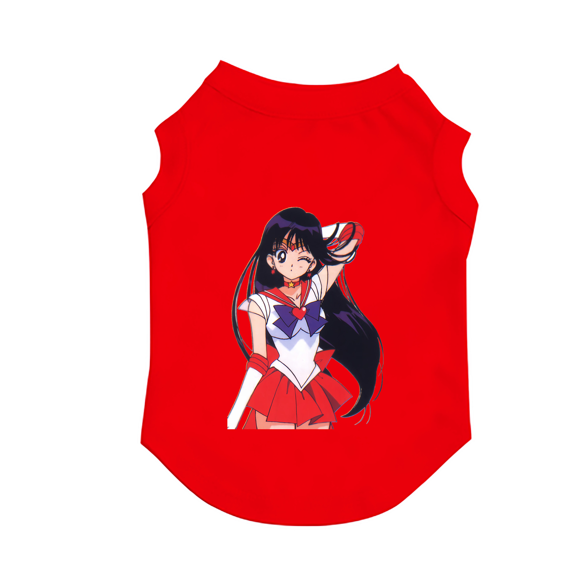（画像用） 美少女戦士セーラームーン 火野レイ ひの レイ Sailor Moon Hino Rei （セーラーマーズ,Sailor Mars） ペット用ベスト