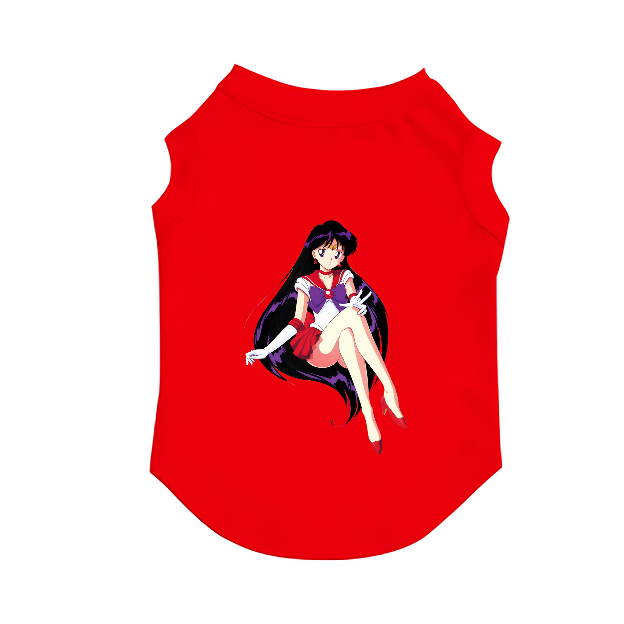 （画像用） 美少女戦士セーラームーン 火野レイ ひの レイ Sailor Moon Hino Rei （セーラーマーズ,Sailor Mars） ペット用ベスト