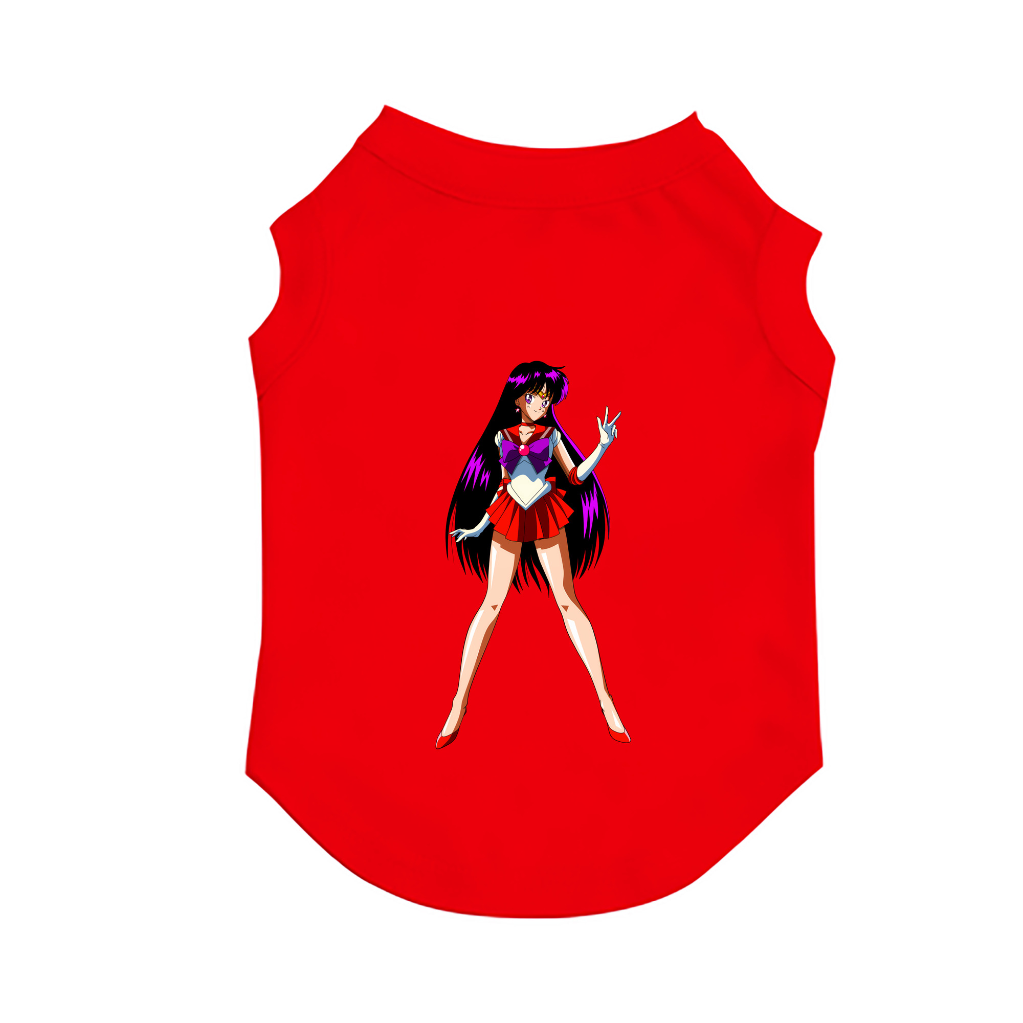 （画像用） 美少女戦士セーラームーン 火野レイ ひの レイ Sailor Moon Hino Rei （セーラーマーズ,Sailor Mars） ペット用ベスト