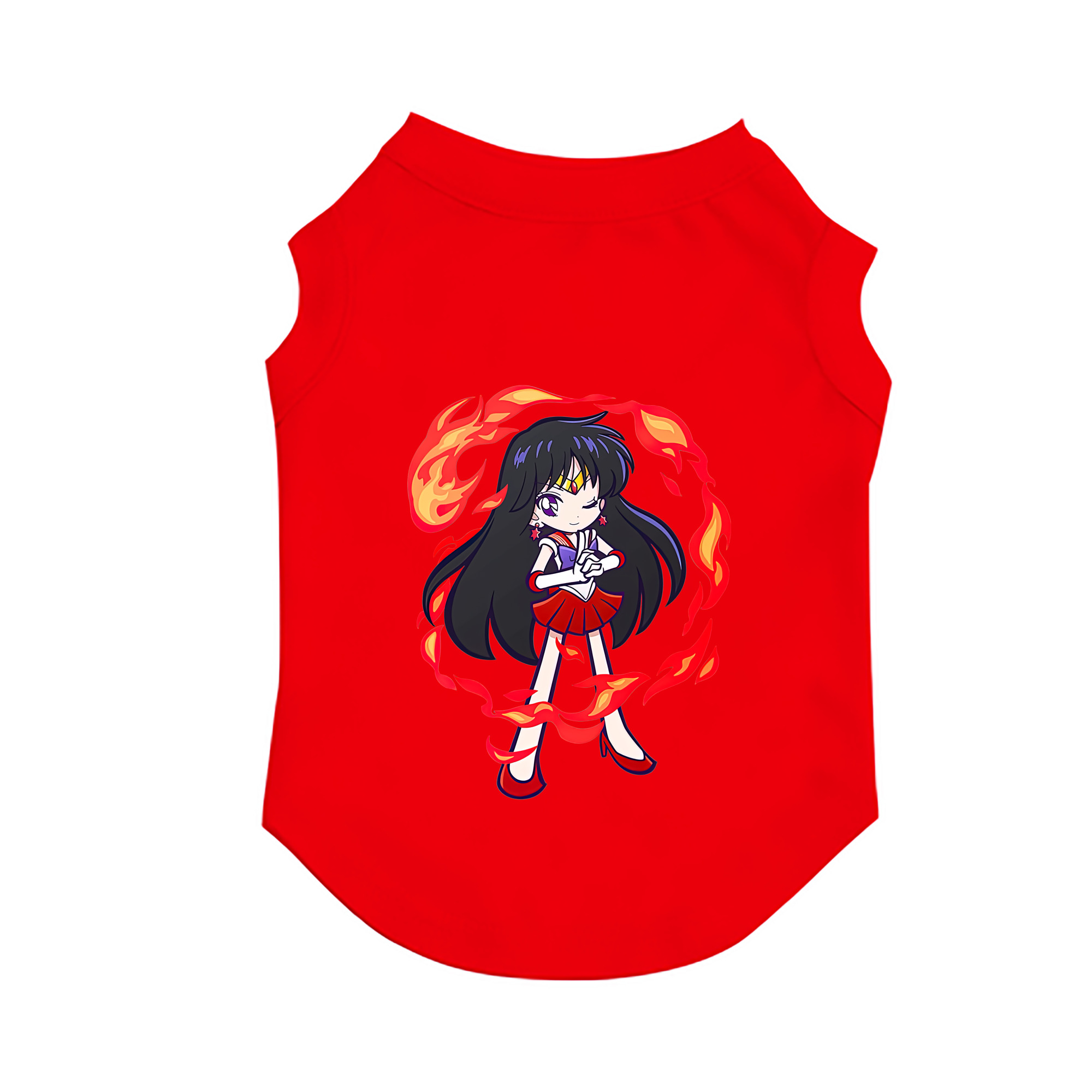 （画像用） 美少女戦士セーラームーン 火野レイ ひの レイ Sailor Moon Hino Rei （セーラーマーズ,Sailor Mars） ペット用ベスト